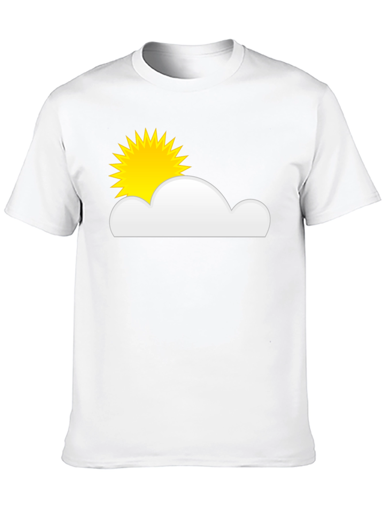 Sunny Day Graphic T-Shirt - Black Cotton Tee