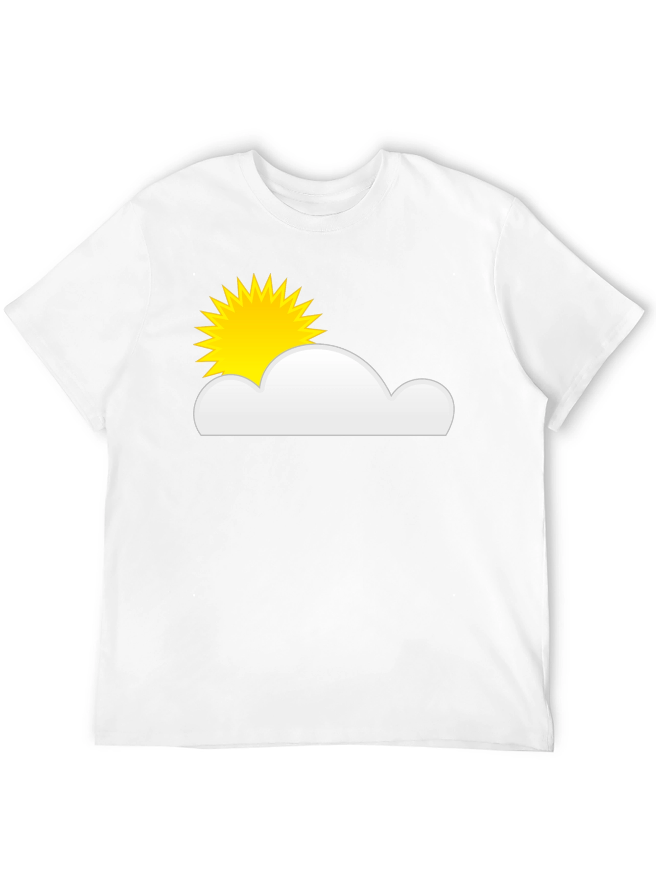 Sunny Day Graphic T-Shirt - Black Cotton Tee
