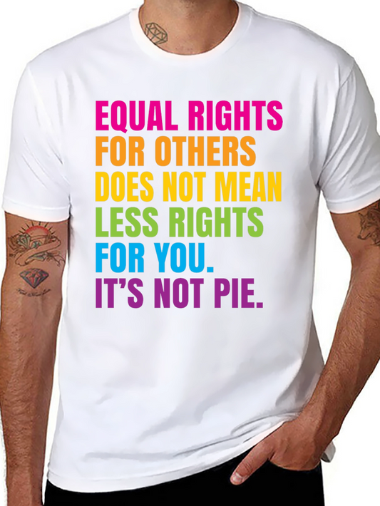 Equal Rights Rainbow Graphic Tee