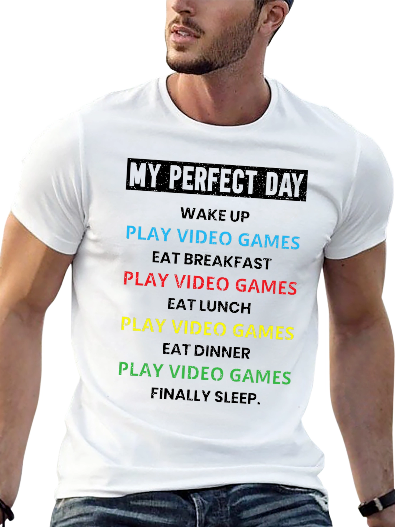 My Perfect Day Gamer T-Shirt