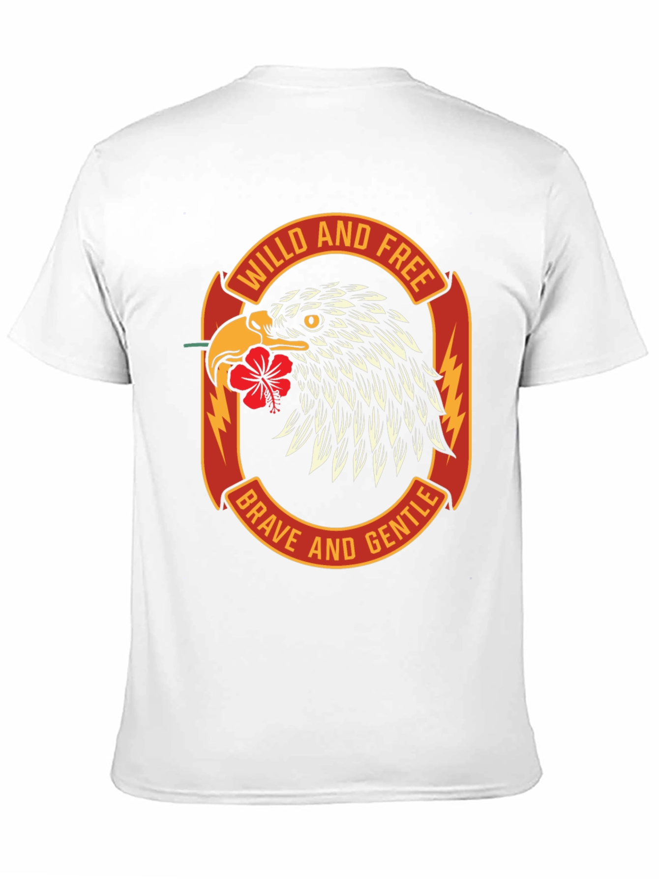 Wild & Free Eagle Graphic Black T-Shirt