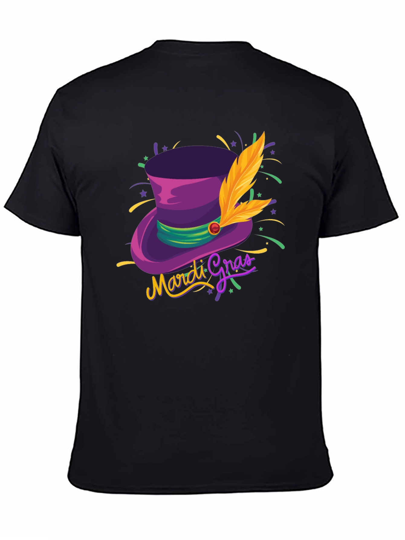 Mardi Gras Hat T-Shirt - Stylish Unisex Design