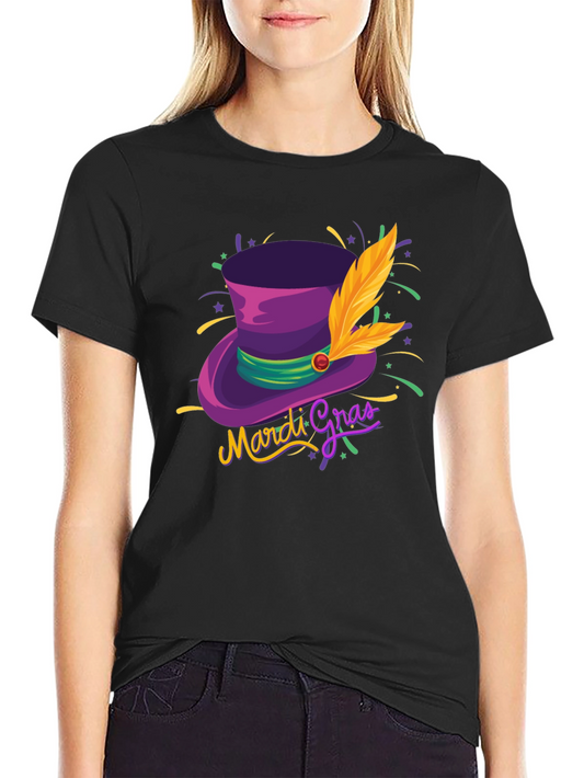 Mardi Gras Hat T-Shirt - Stylish Unisex Design