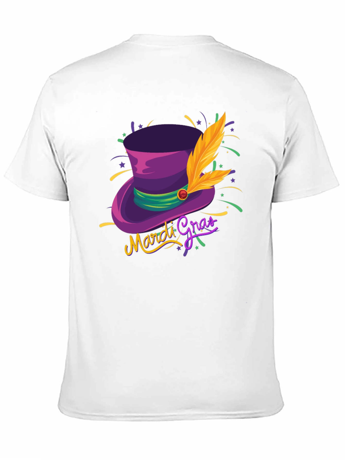 Mardi Gras Hat T-Shirt - Stylish Unisex Design