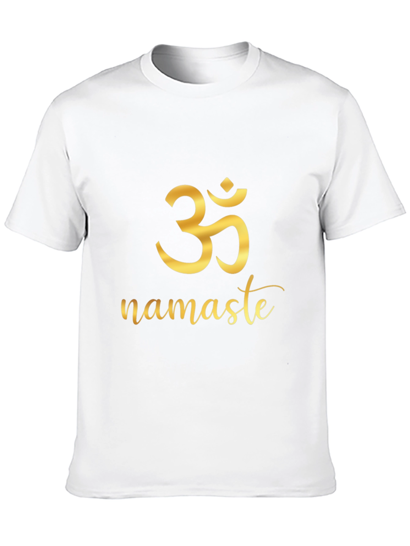 Om Namaste Graphic Black T-Shirt