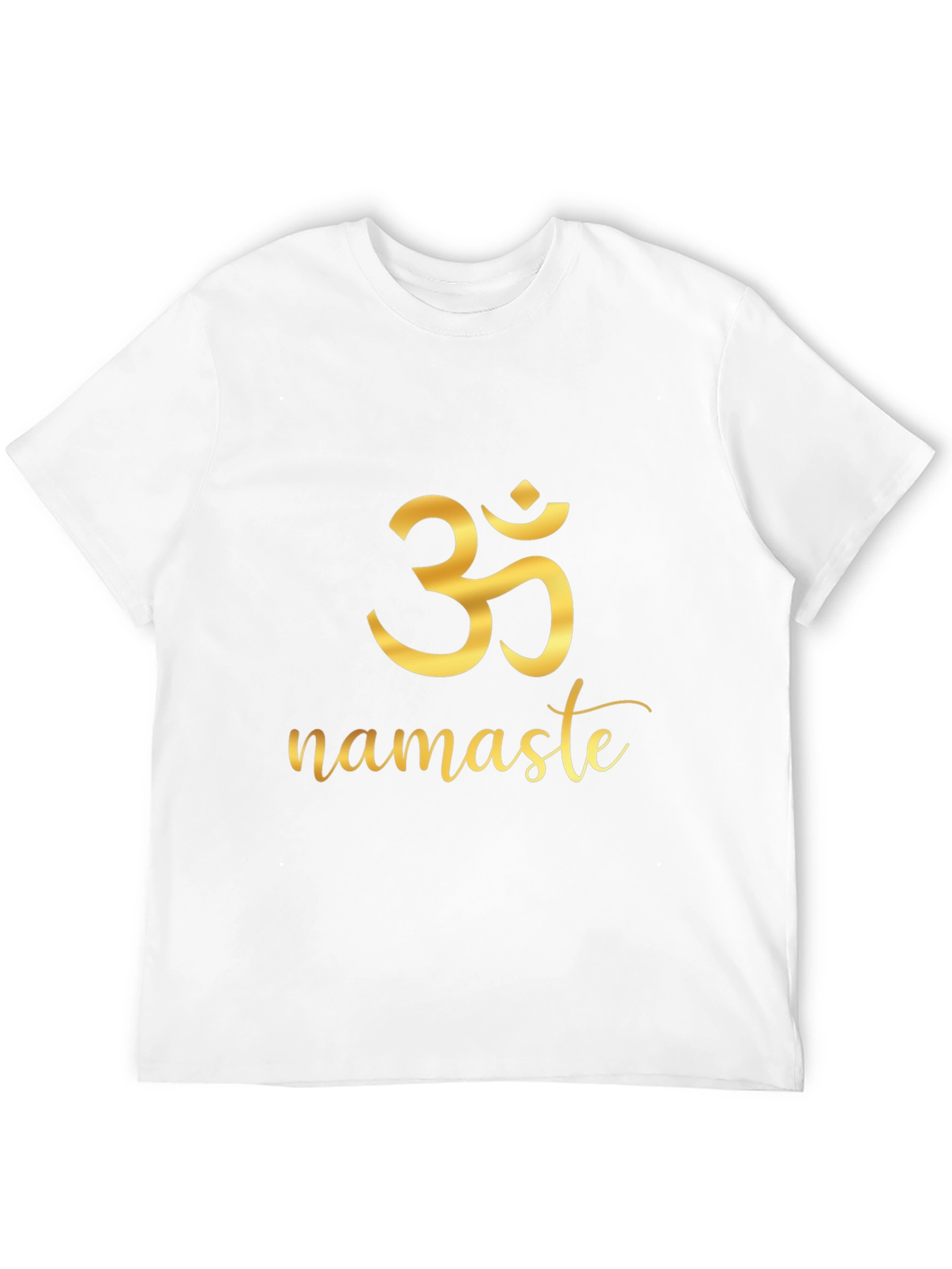 Om Namaste Graphic Black T-Shirt