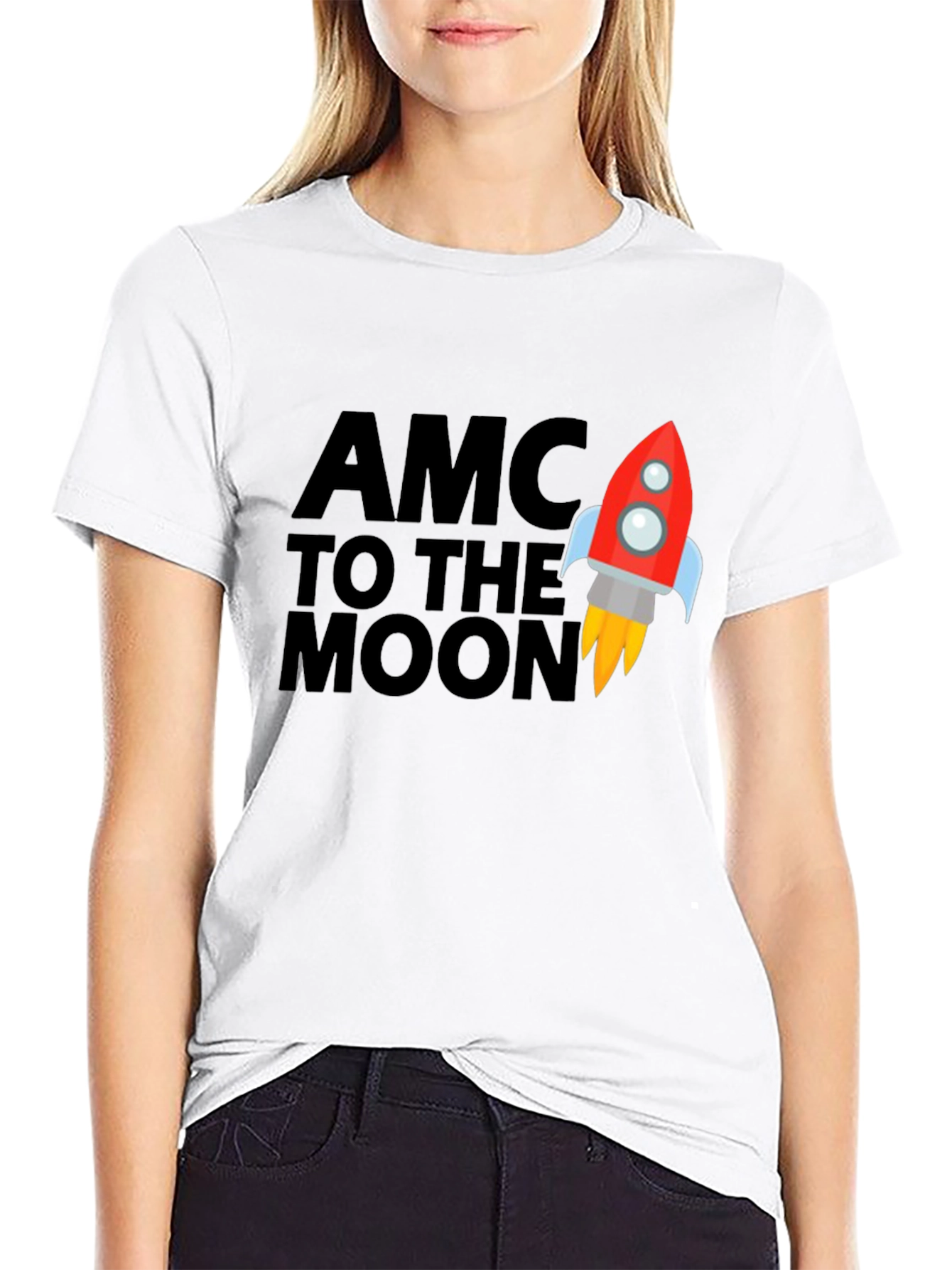 AMC To The Moon Graphic T-Shirt