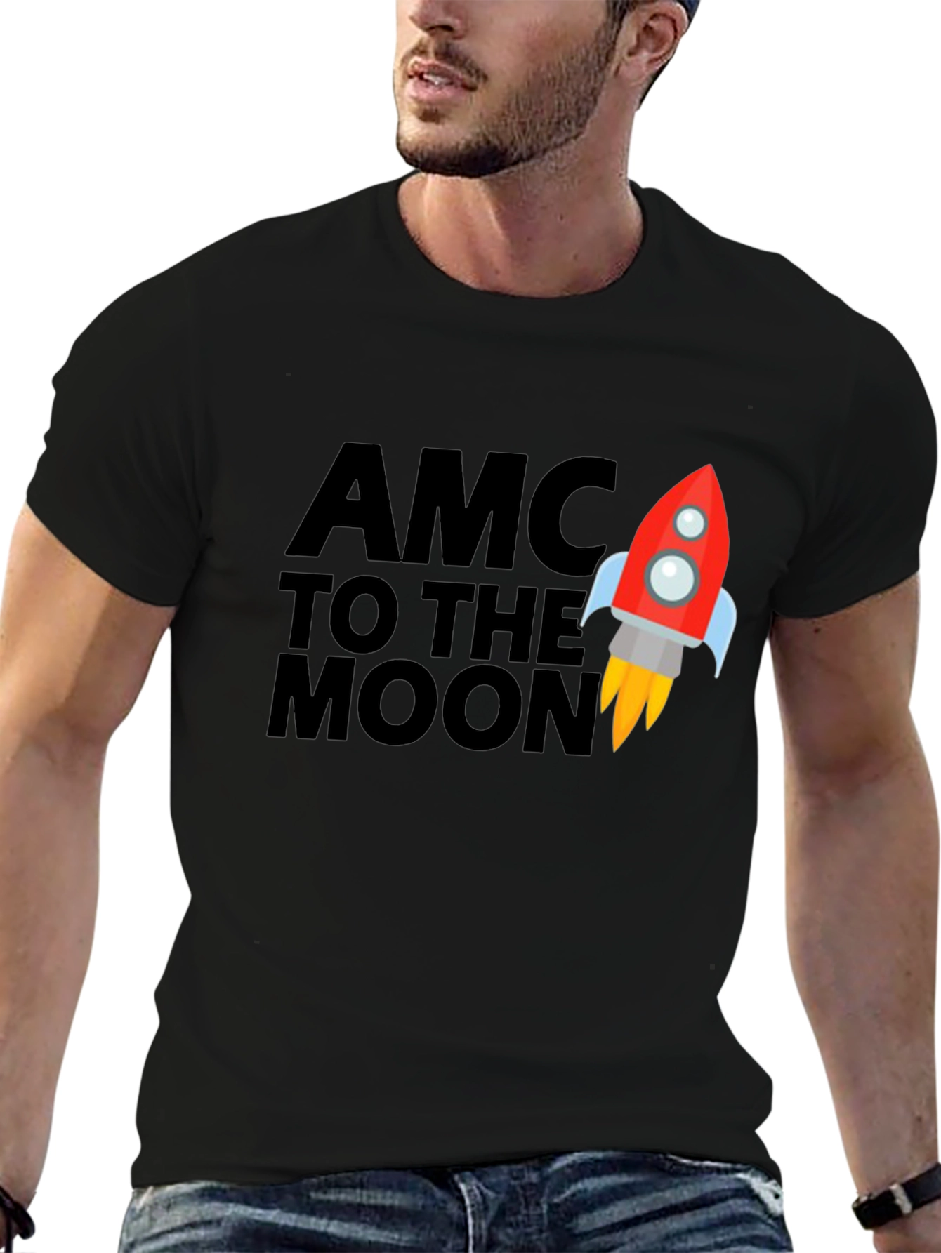 AMC To The Moon Graphic T-Shirt