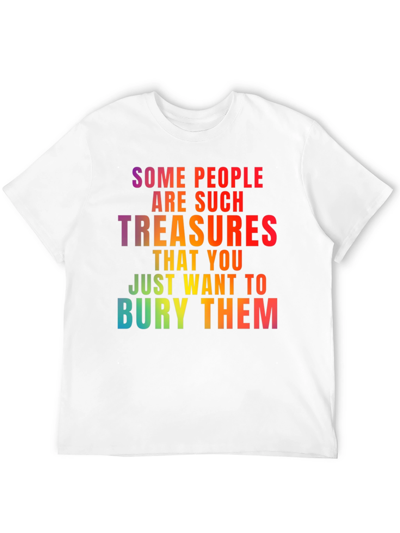 Funny Sarcastic Rainbow Graphic T-Shirt