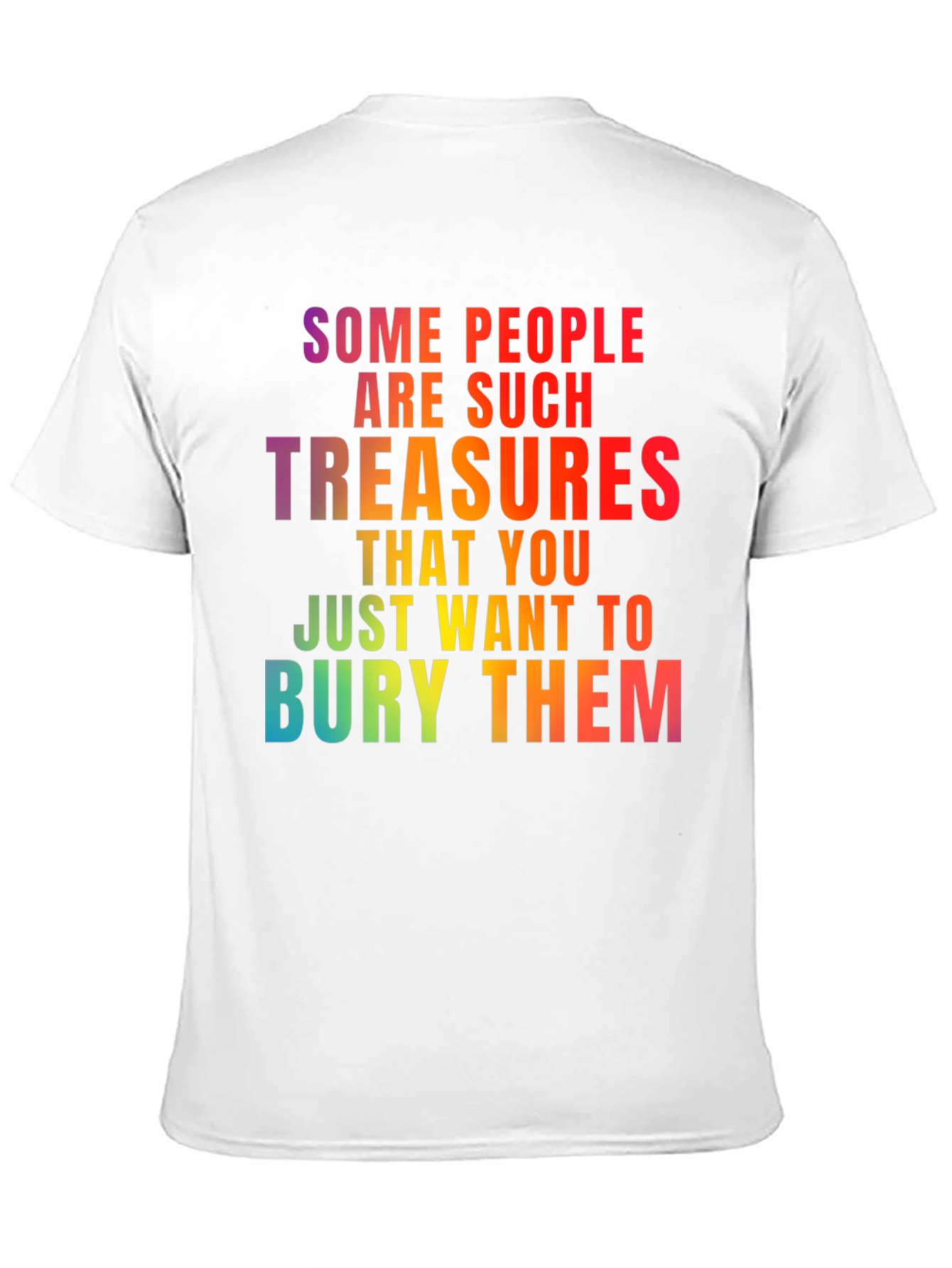 Funny Sarcastic Rainbow Graphic T-Shirt
