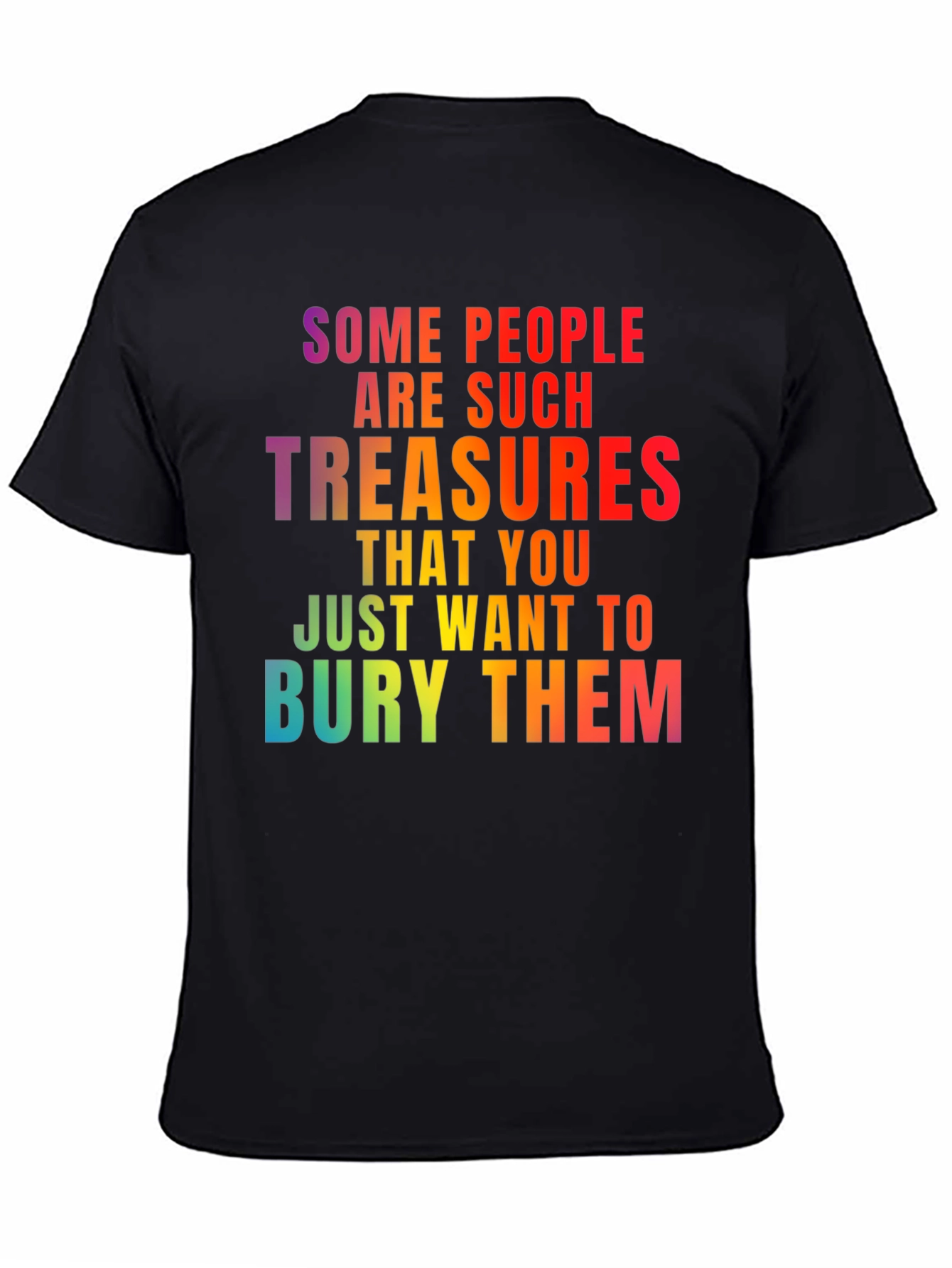 Funny Sarcastic Rainbow Graphic T-Shirt