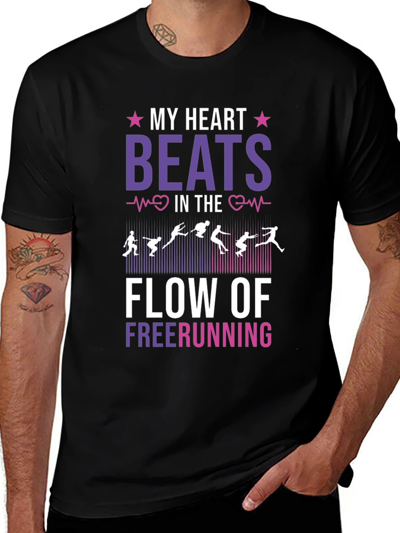 Freerunning Heartbeat Tee