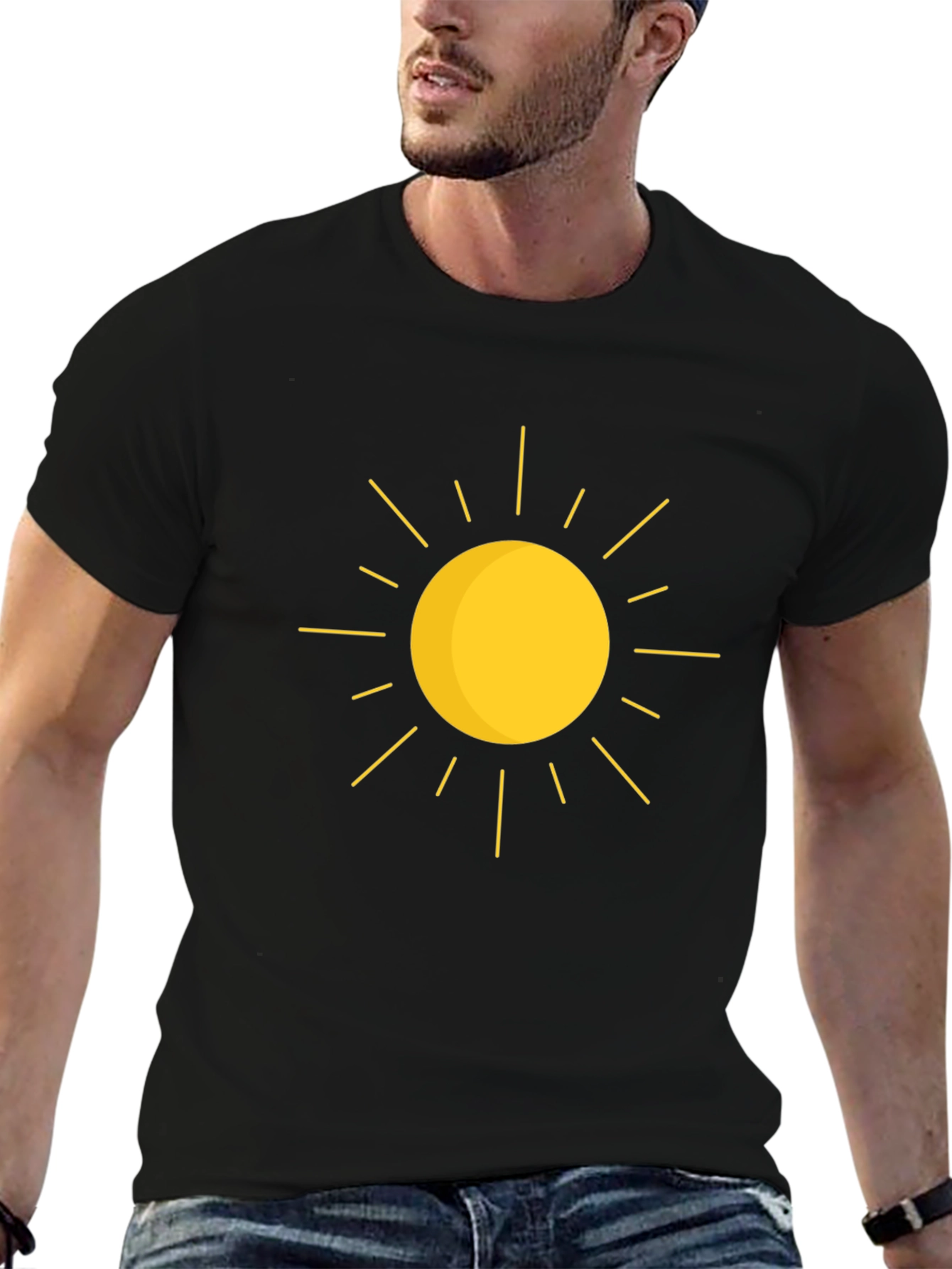 Sunshine Graphic Black T-Shirt