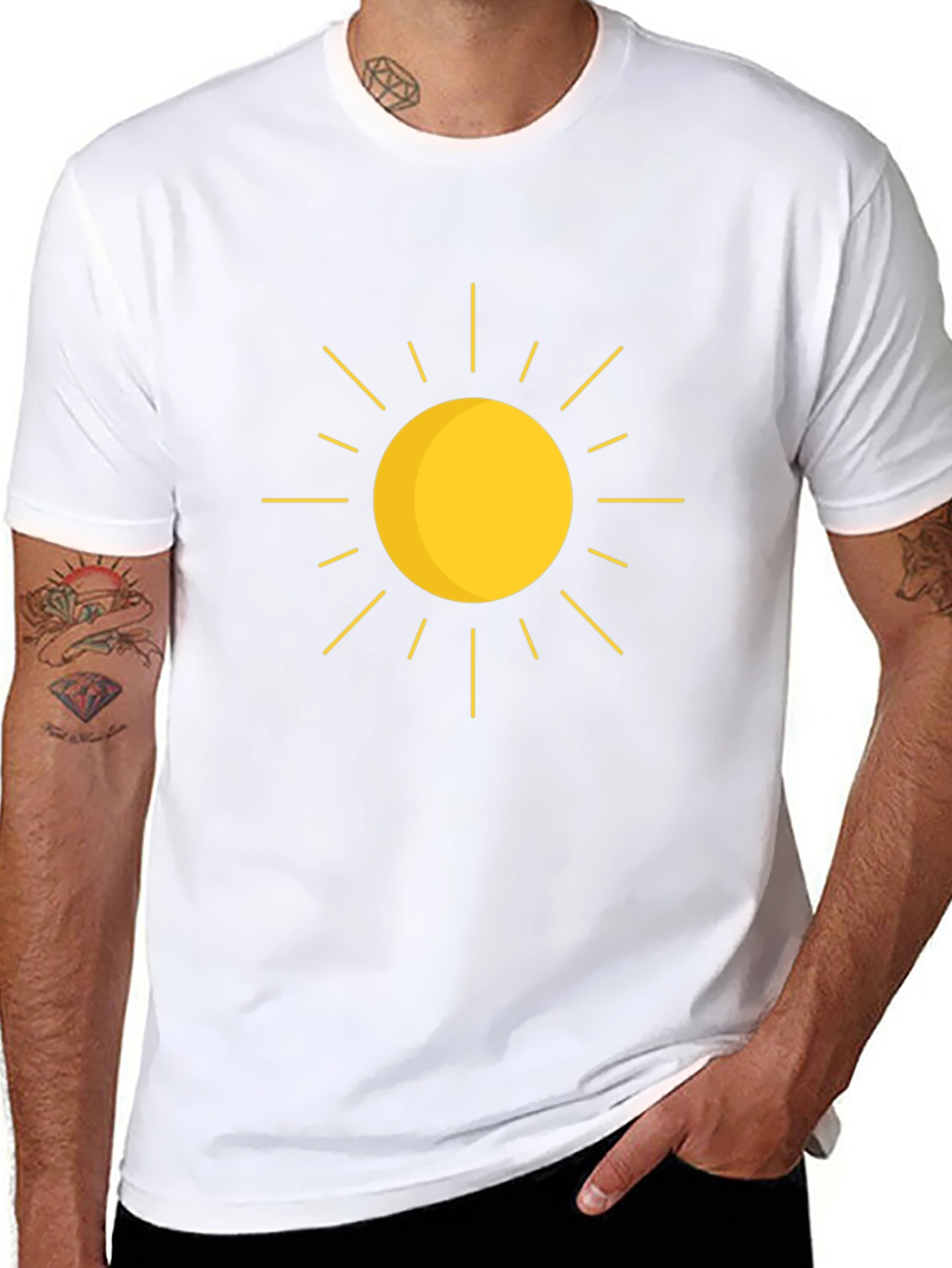 Sunshine Graphic Black T-Shirt