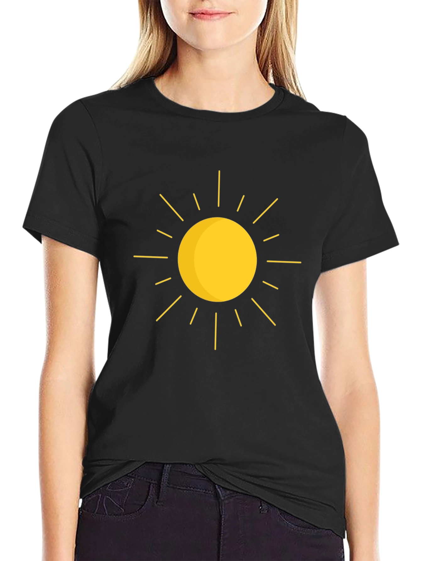 Sunshine Graphic Black T-Shirt