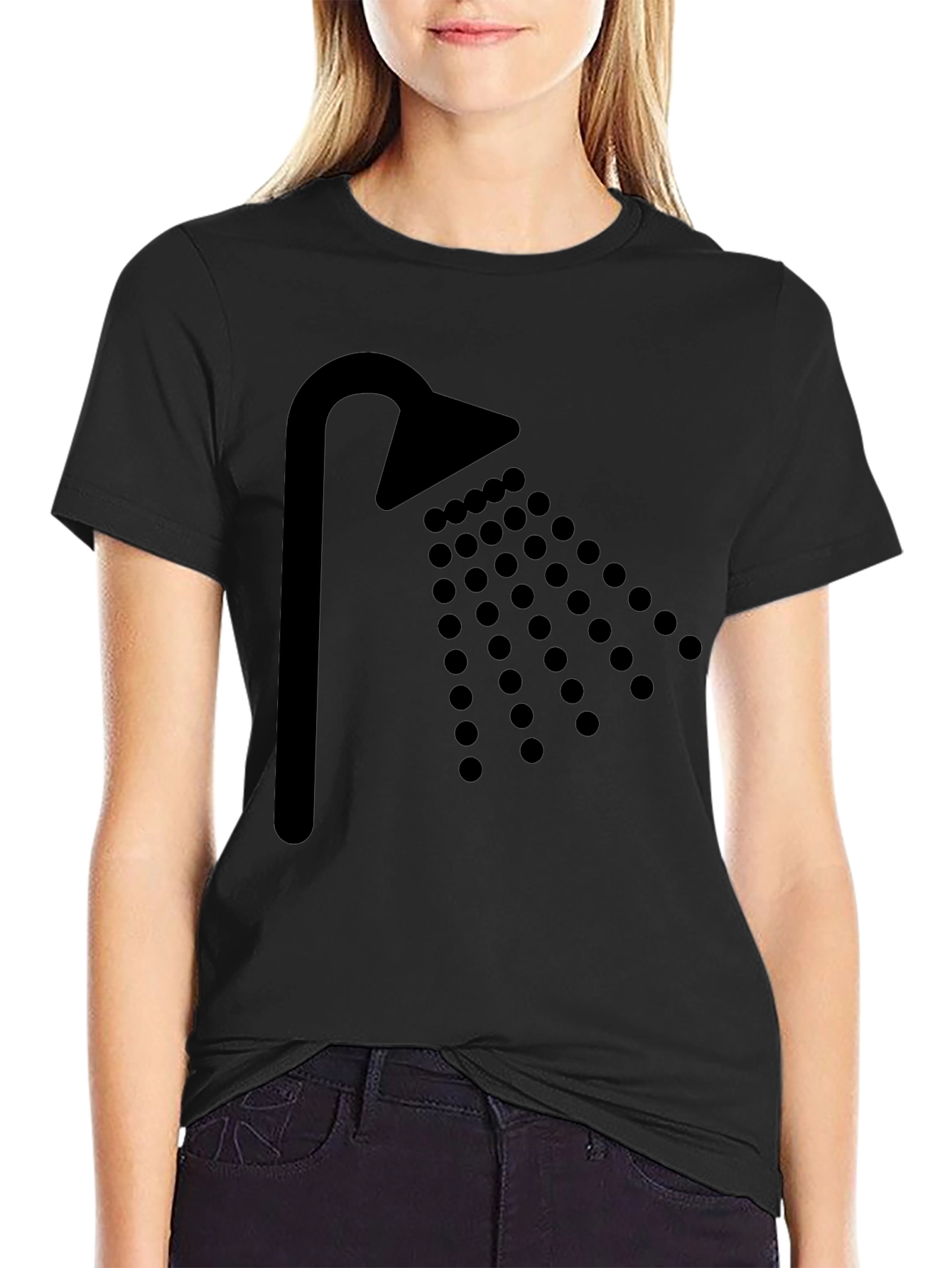 Shower Head Graphic Tee - Clean Style