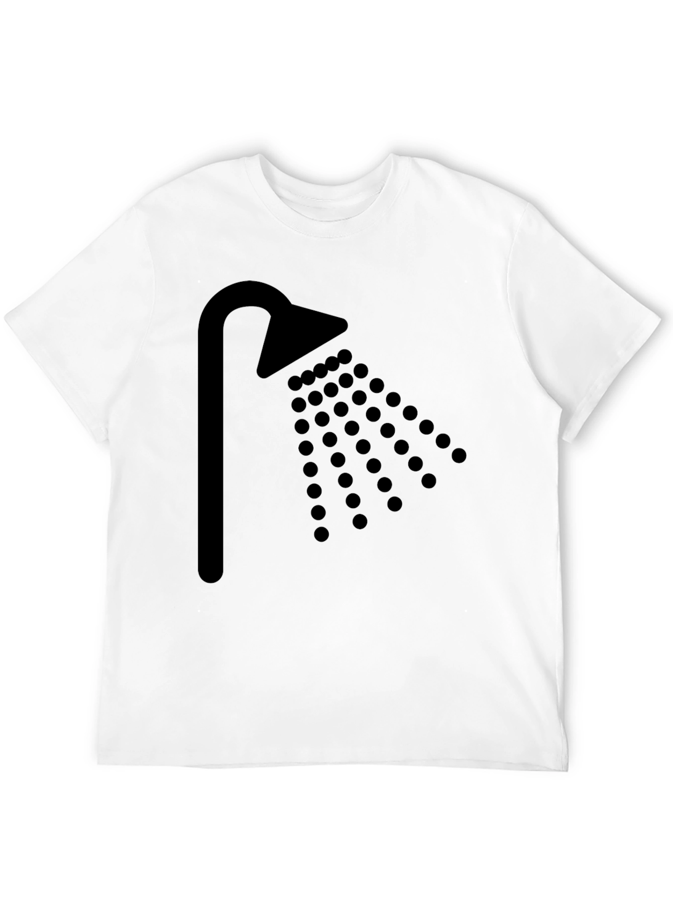 Shower Head Graphic Tee - Clean Style