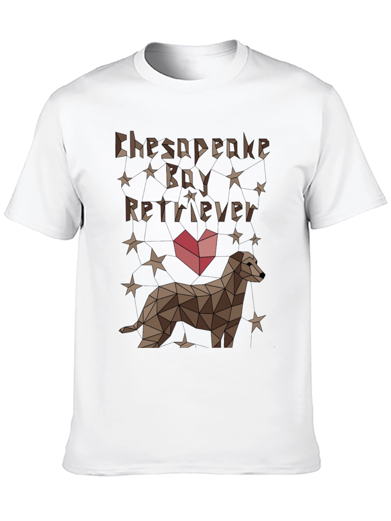 Chesapeake Bay Retriever Geometric T-Shirt