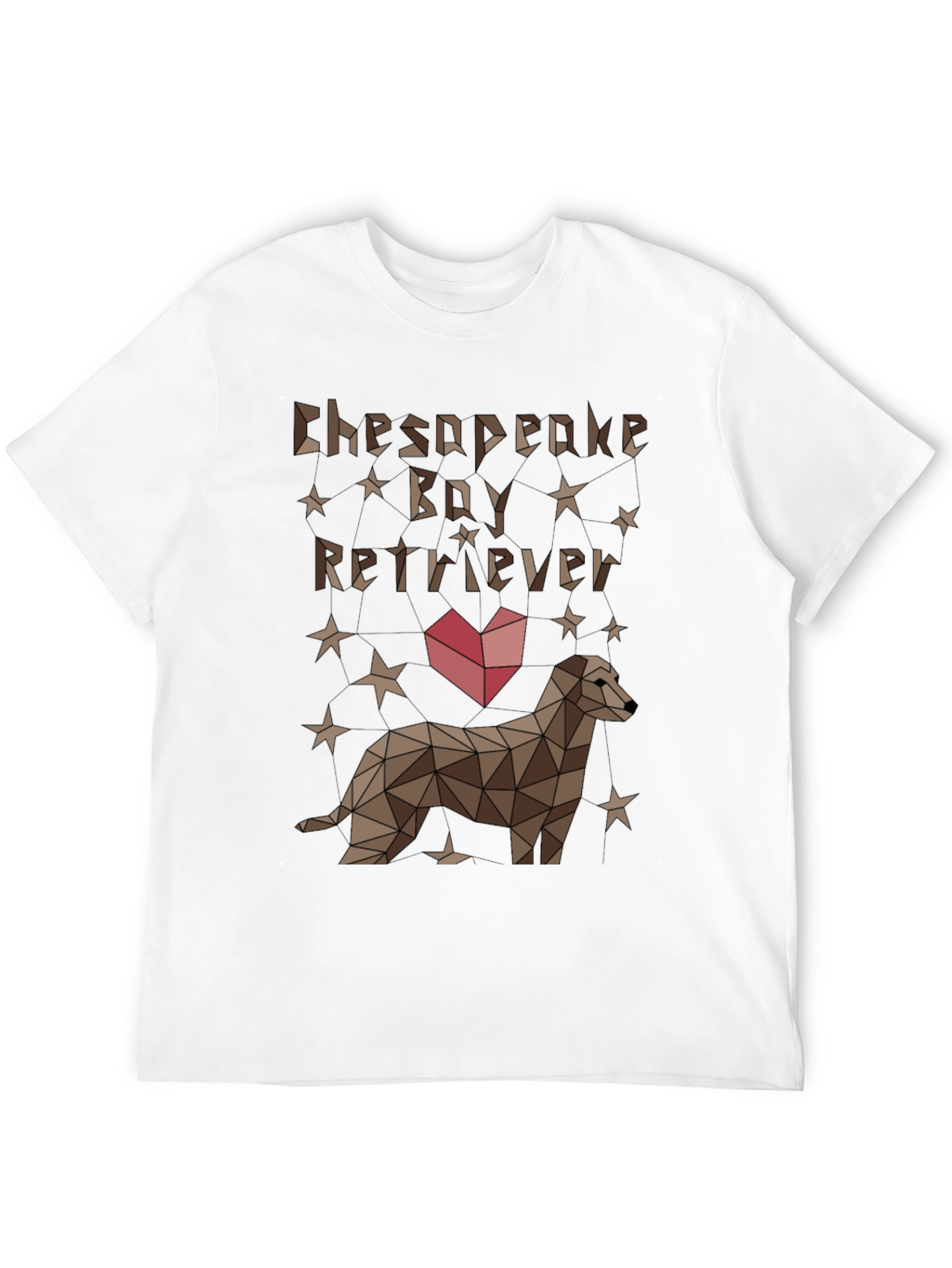 Chesapeake Bay Retriever Geometric T-Shirt