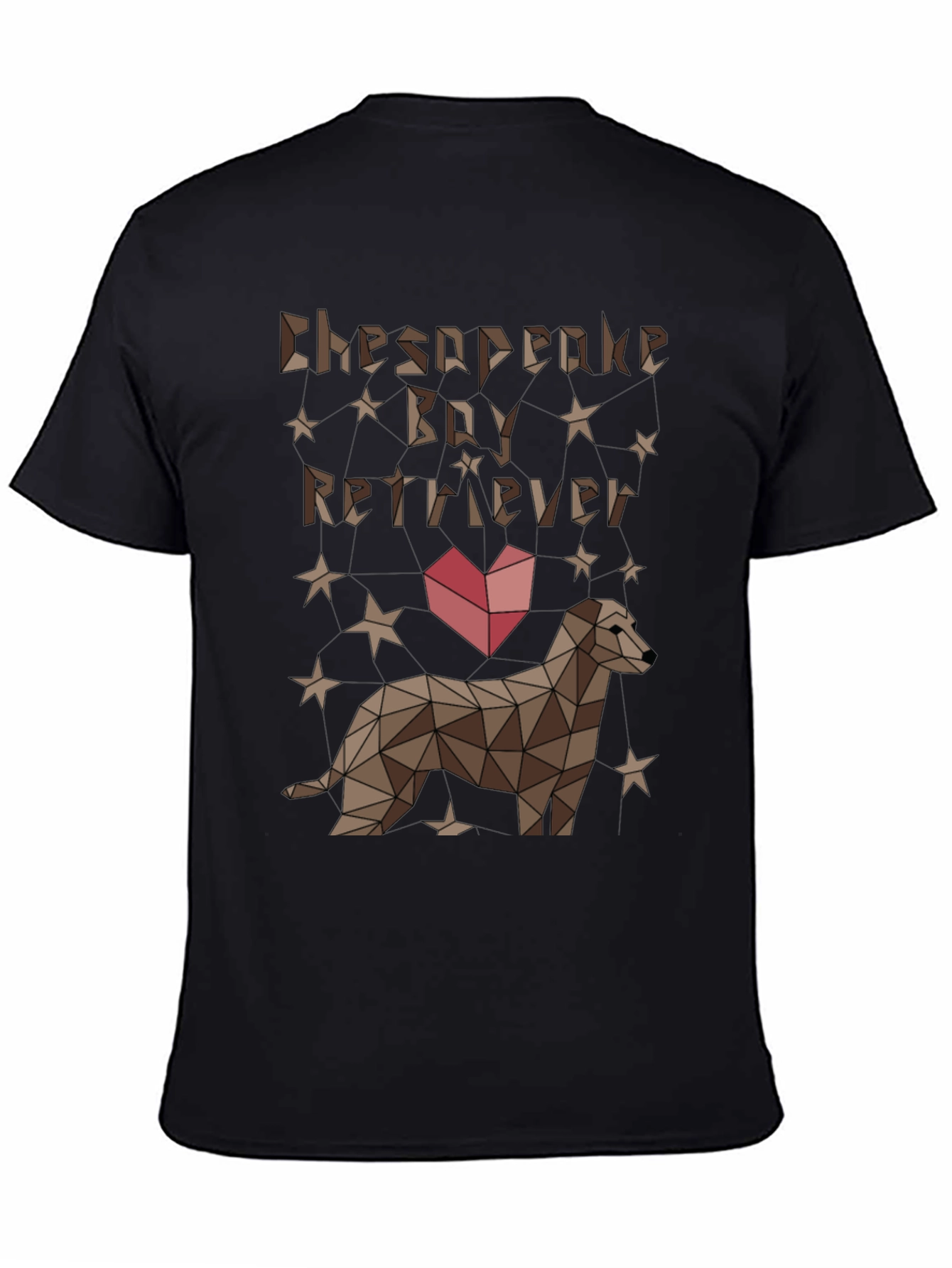 Chesapeake Bay Retriever Geometric T-Shirt