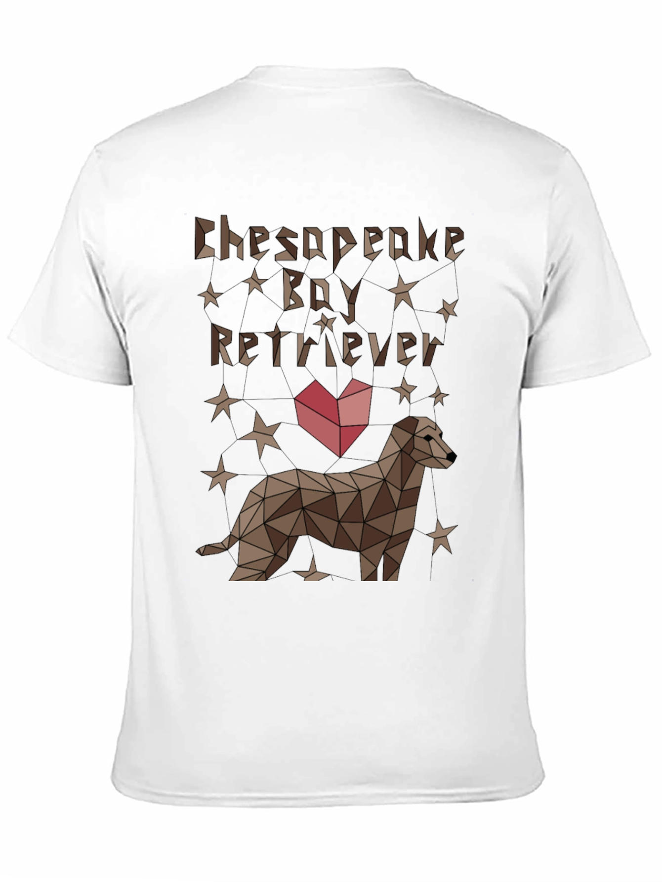 Chesapeake Bay Retriever Geometric T-Shirt