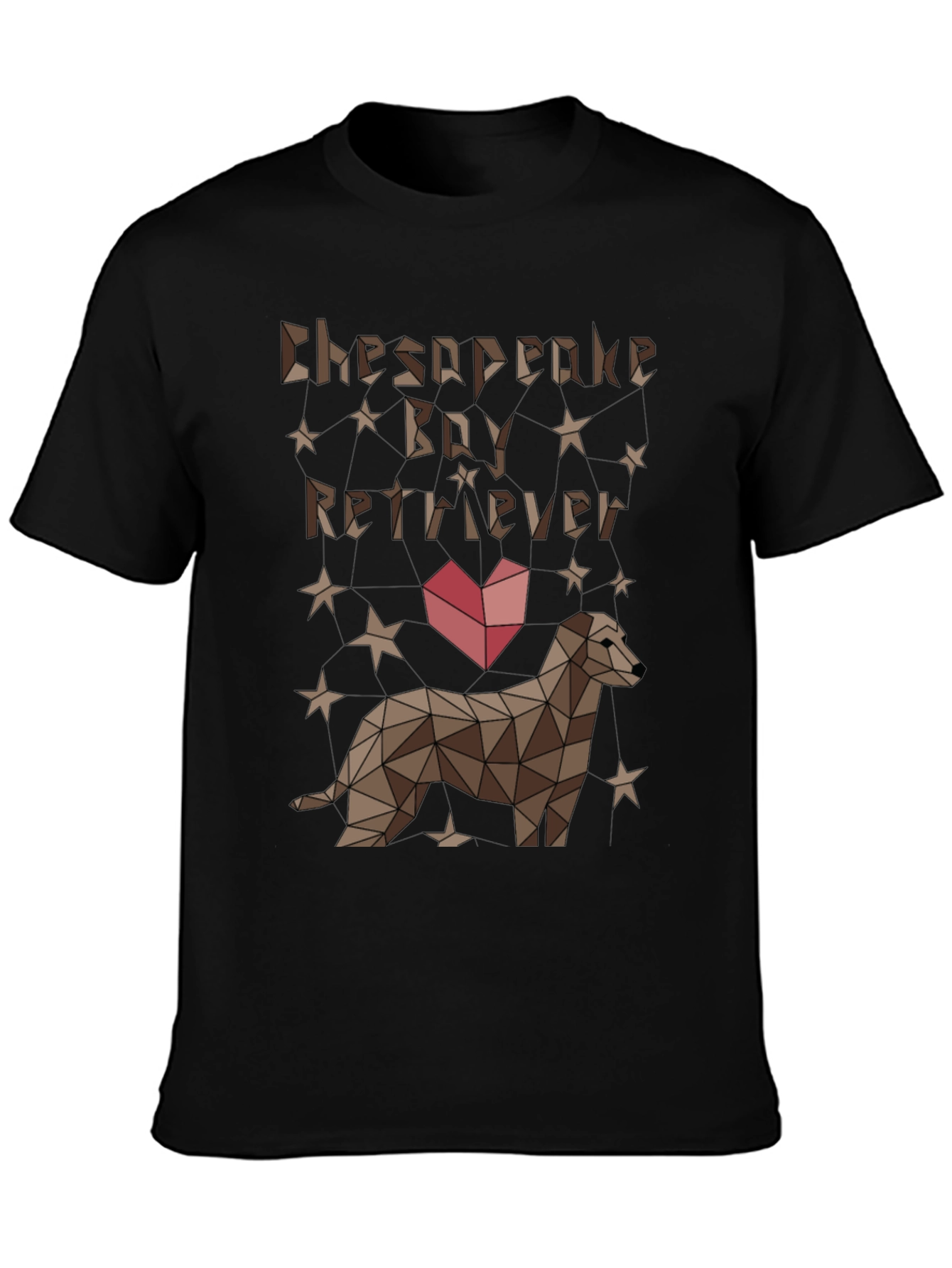 Chesapeake Bay Retriever Geometric T-Shirt
