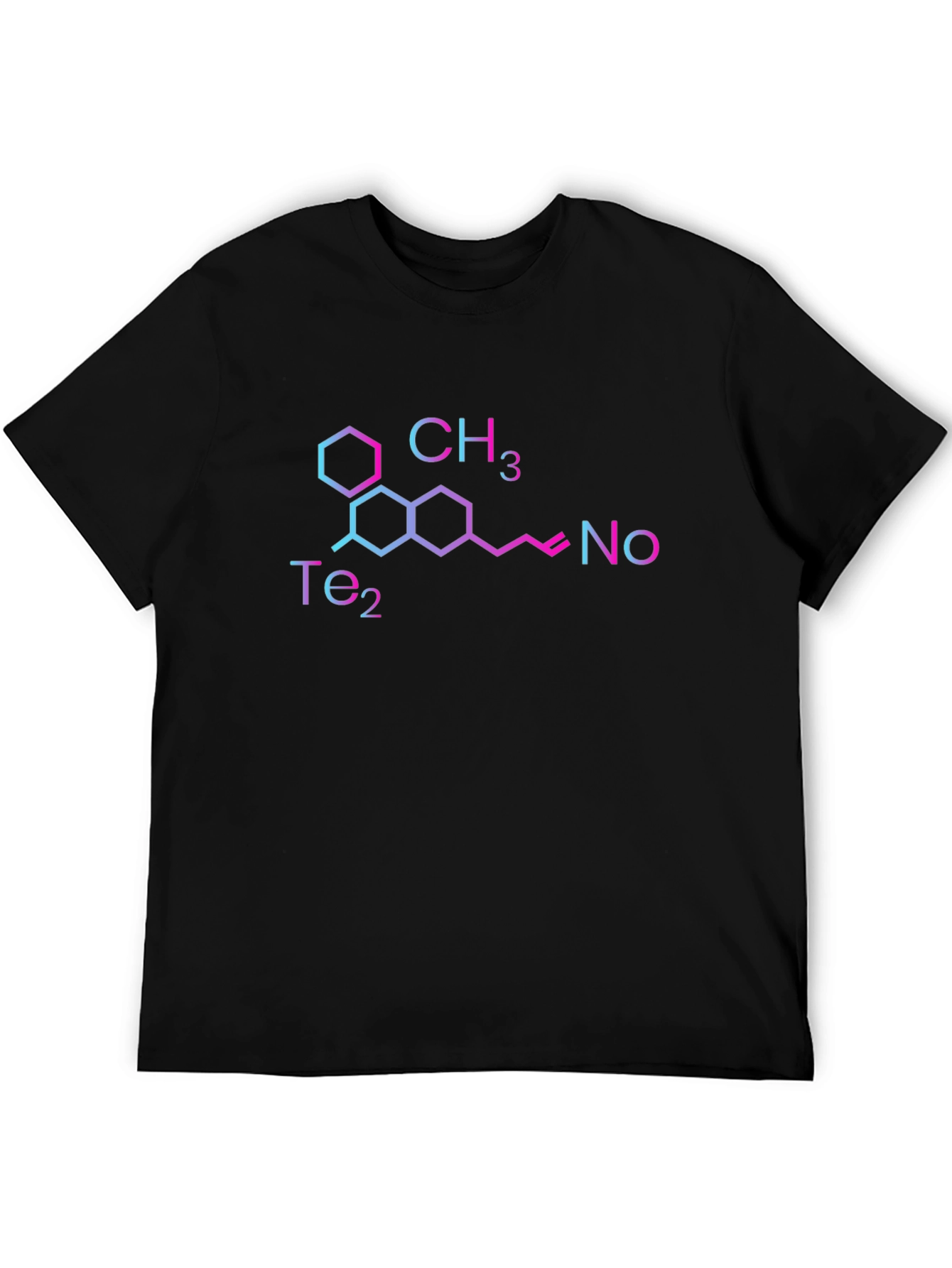 Molecular Graphic Tee - Black