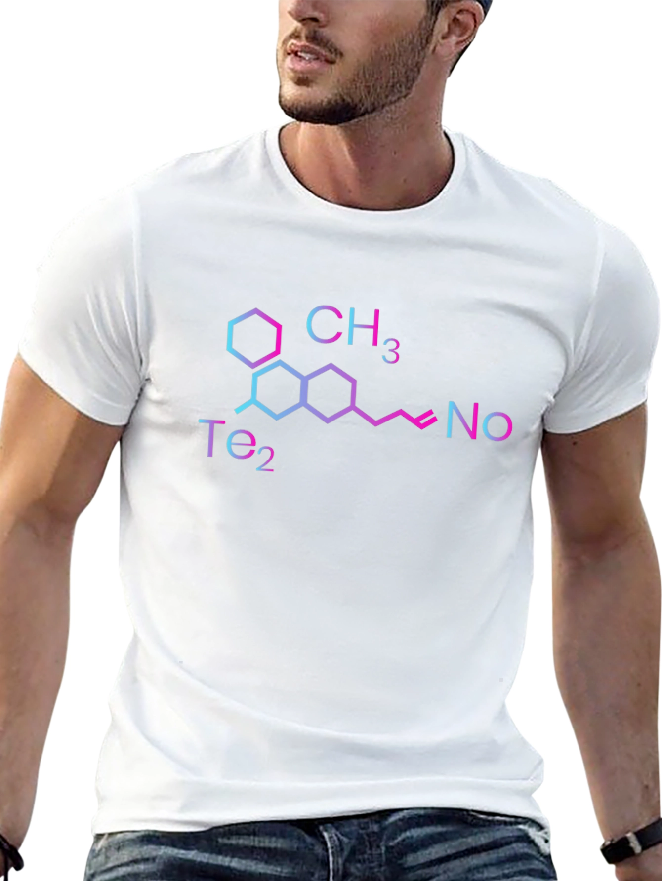 Molecular Graphic Tee - Black