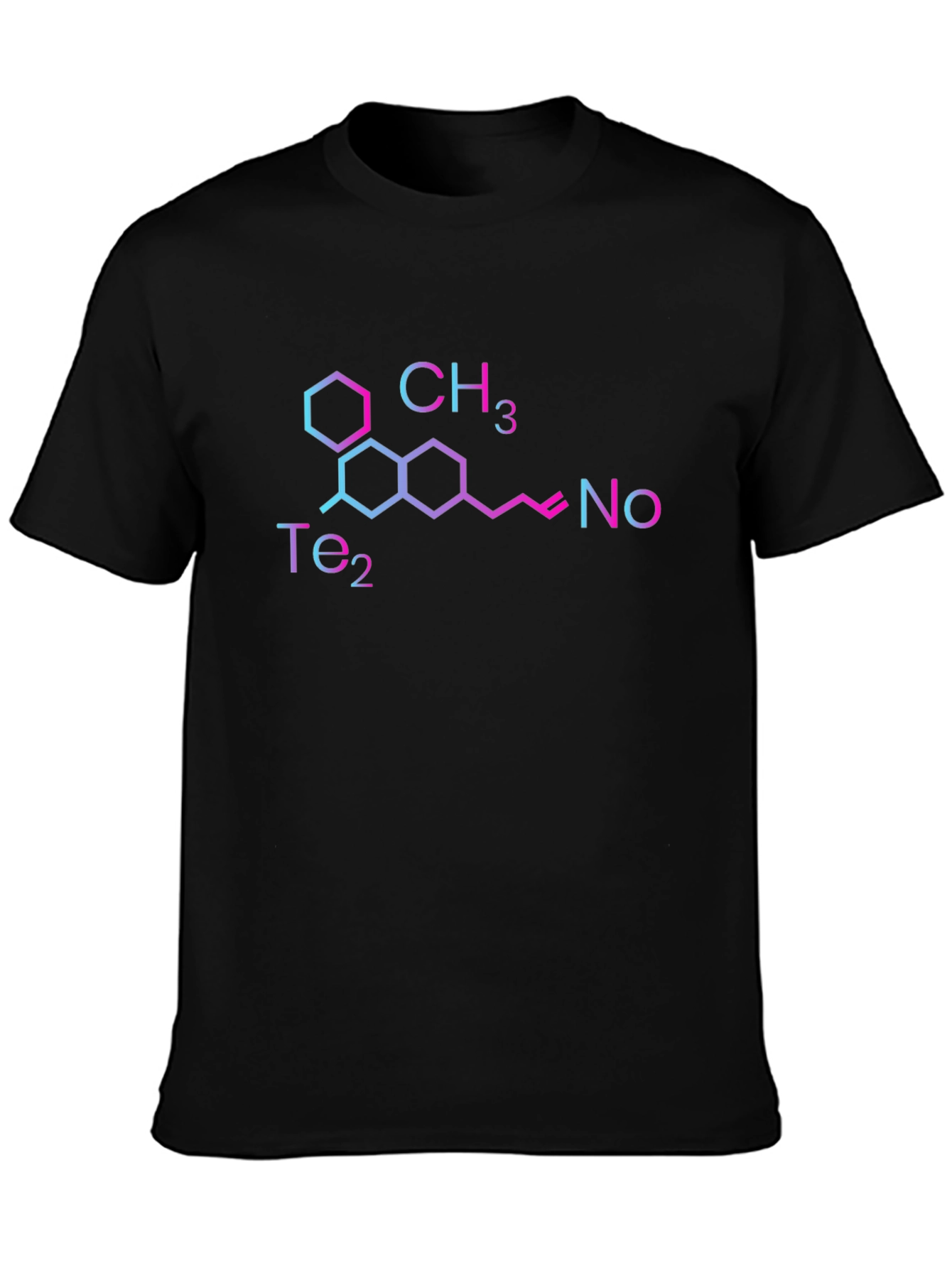 Molecular Graphic Tee - Black