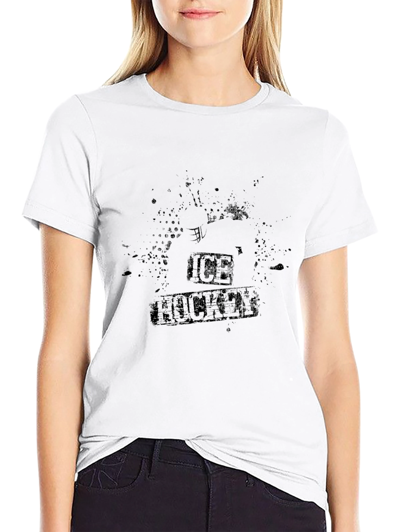 Ice Hockey Graphic T-Shirt