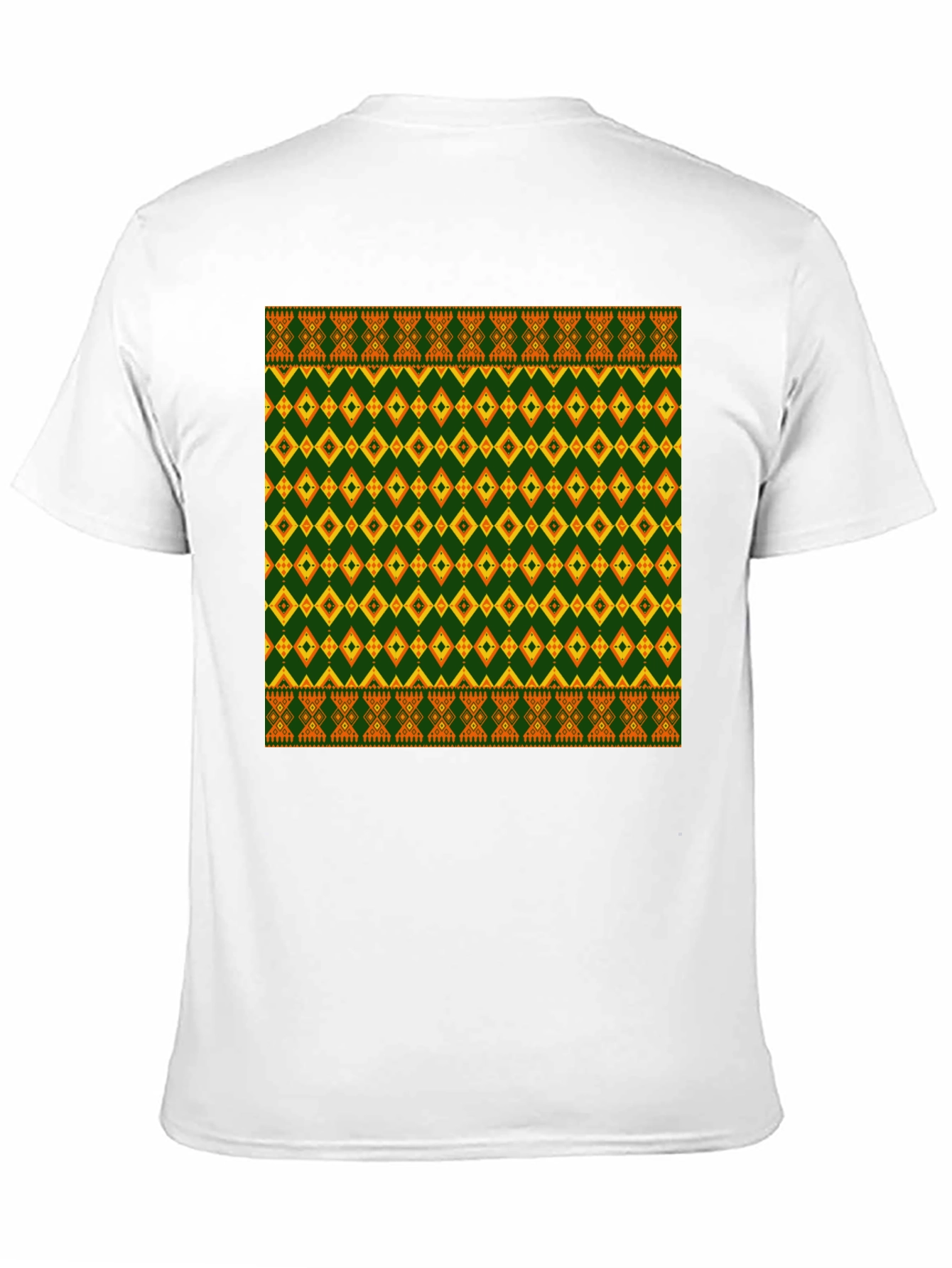 Tribal Pattern Black T-Shirt