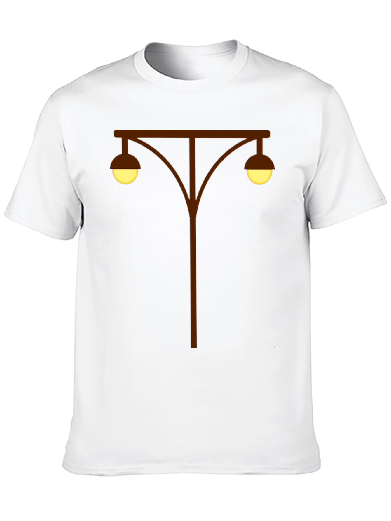 Retro Street Lamp T-Shirt - Classic Urban Style
