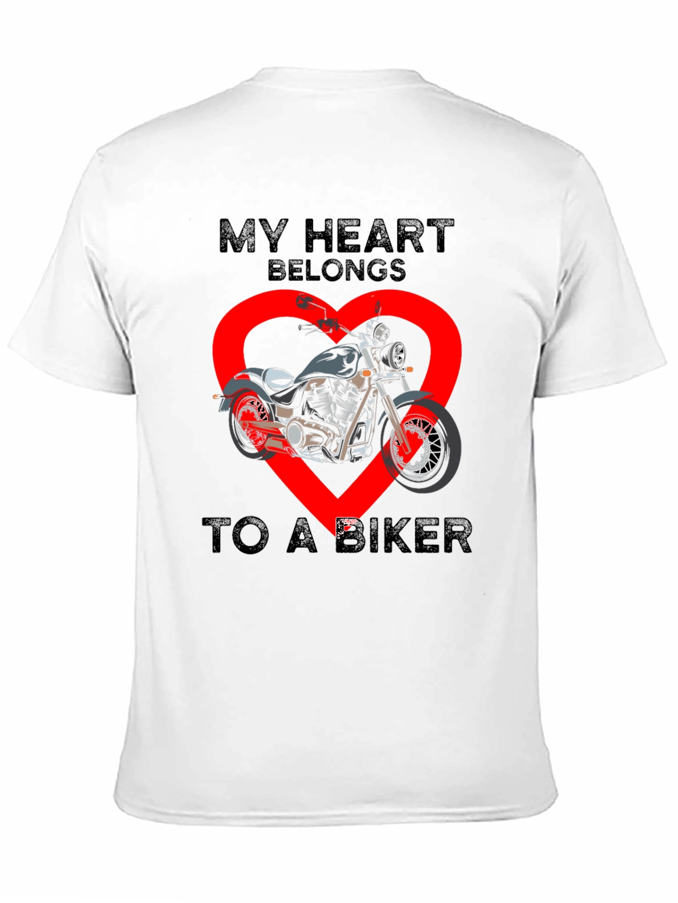 My Heart Belongs to a Biker T-Shirt
