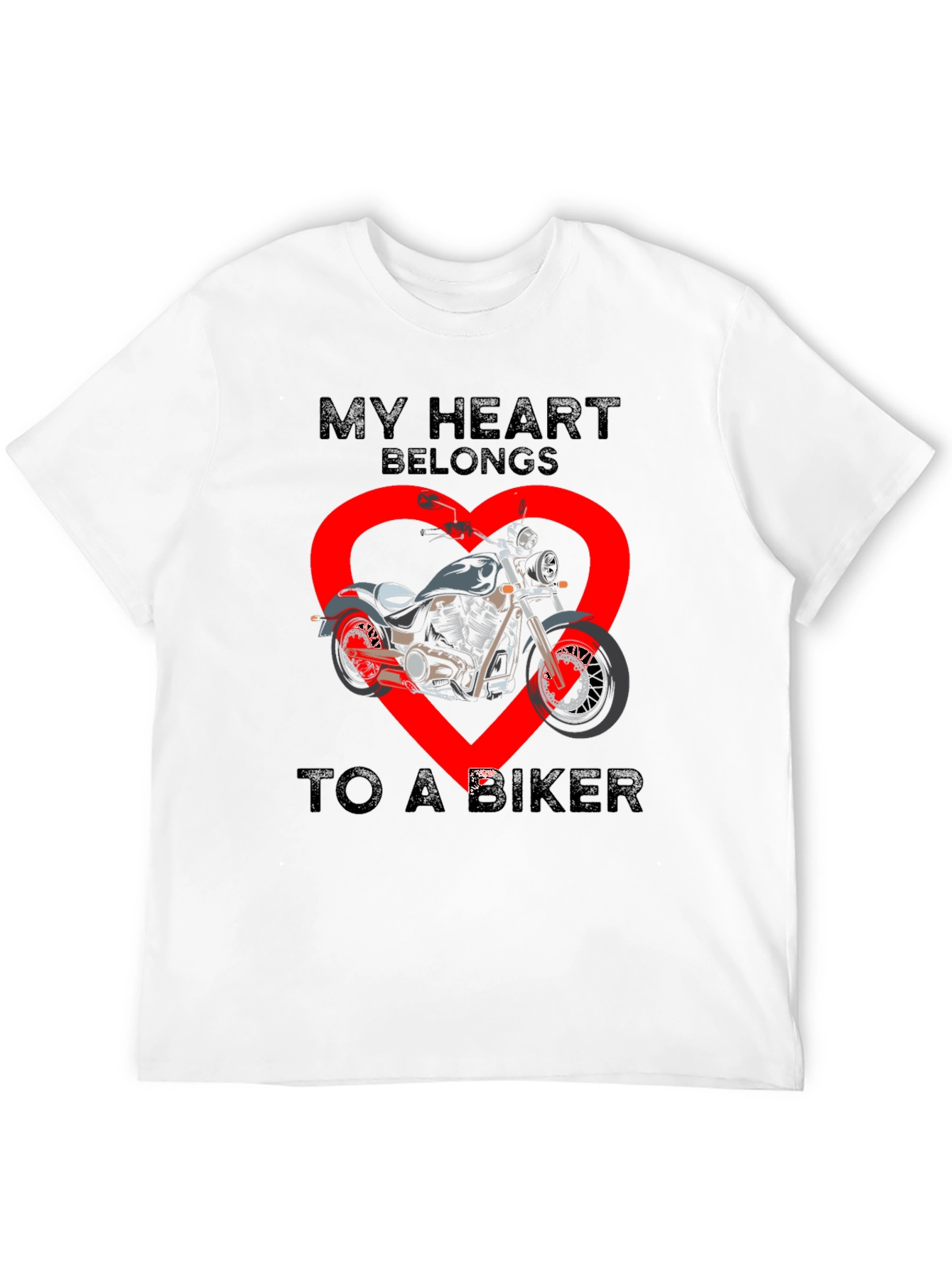 My Heart Belongs to a Biker T-Shirt
