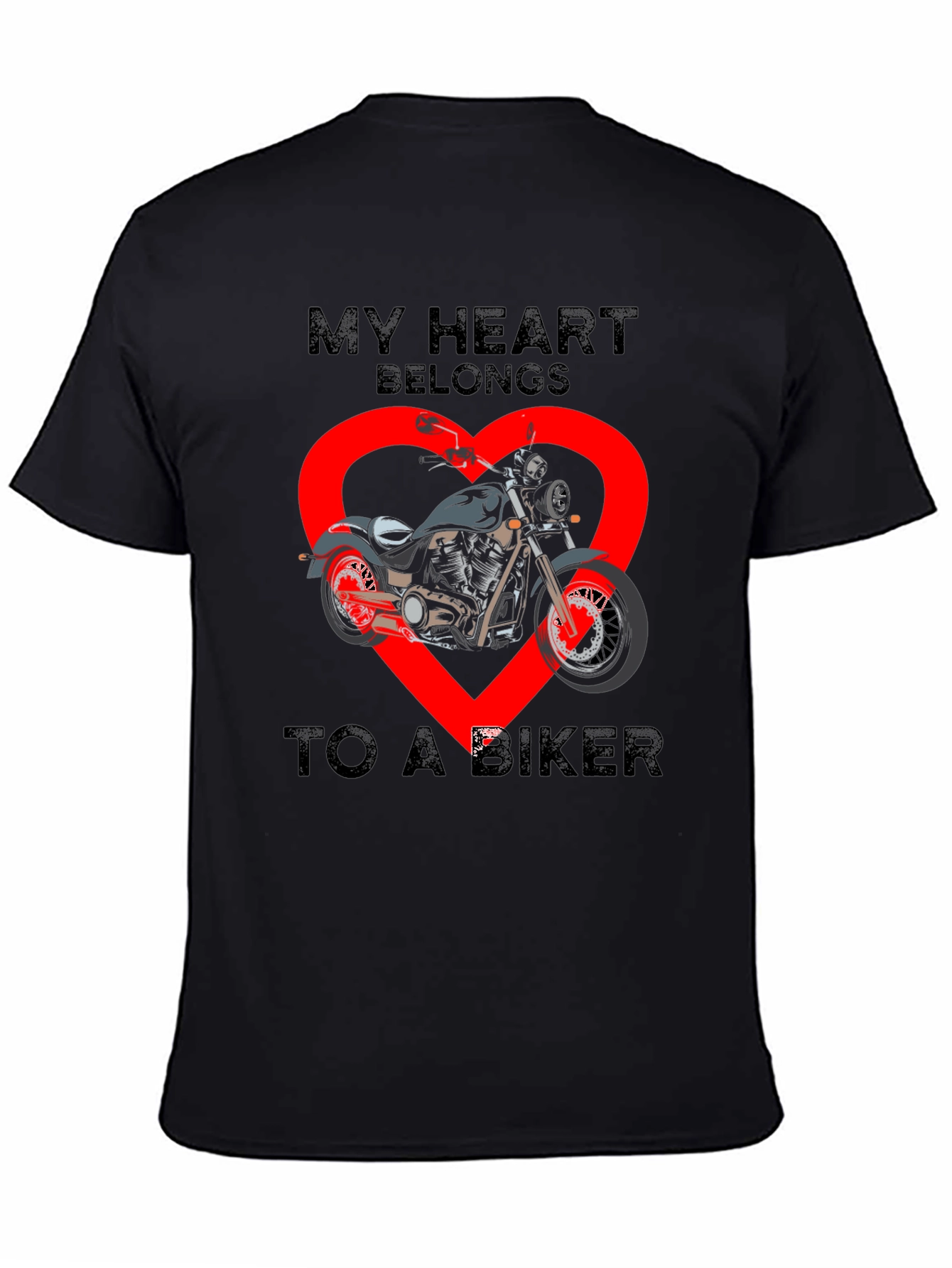 My Heart Belongs to a Biker T-Shirt