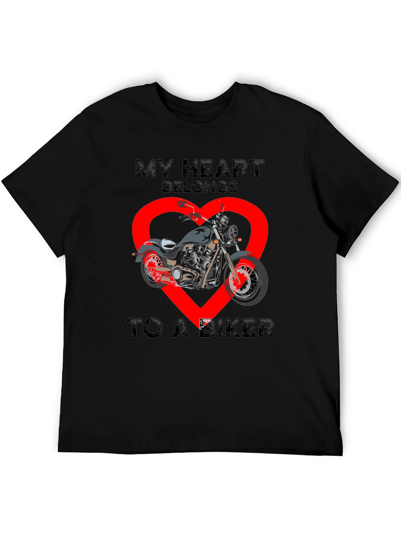 My Heart Belongs to a Biker T-Shirt