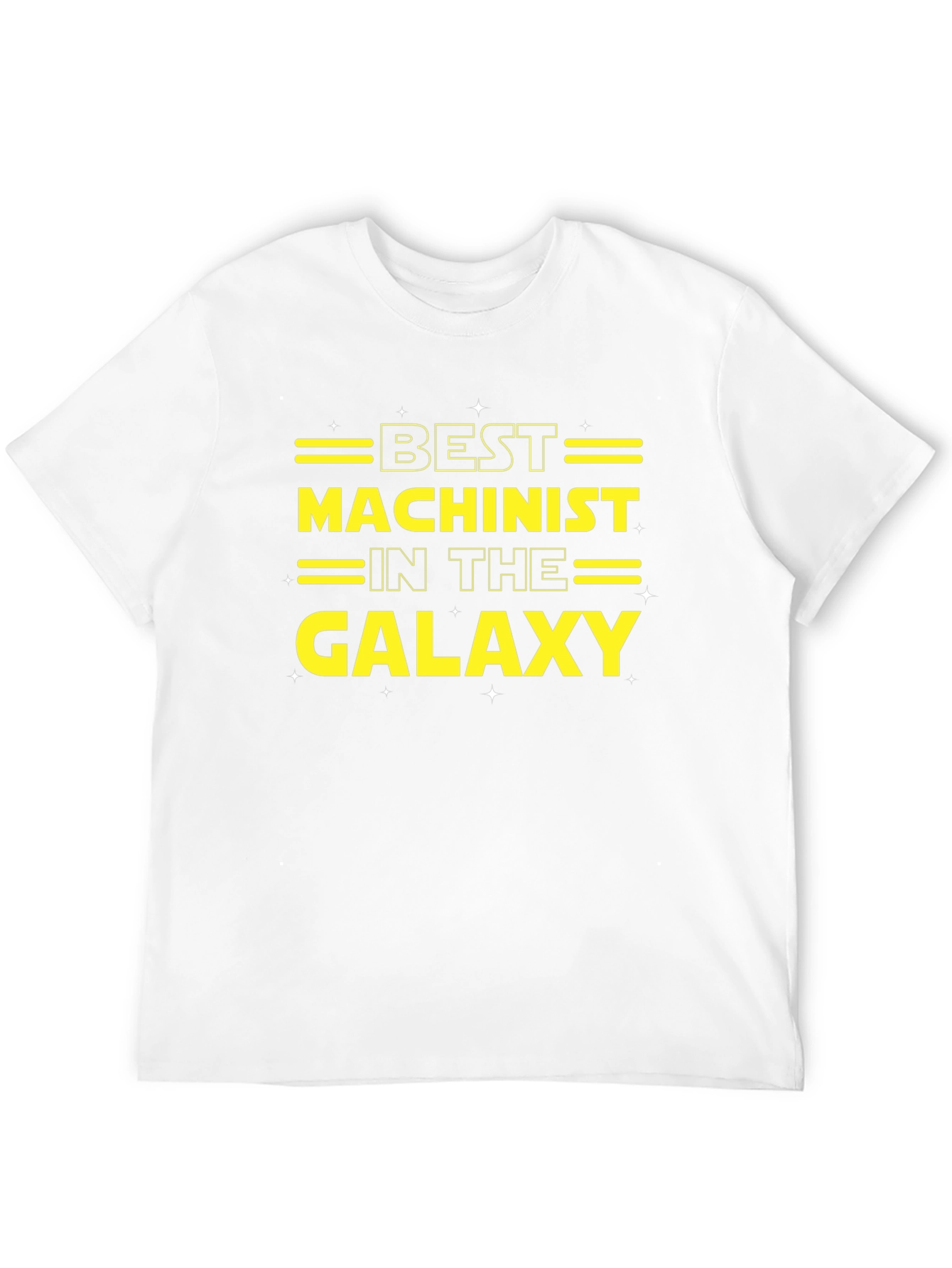 Best Machinist in the Galaxy Black T-Shirt
