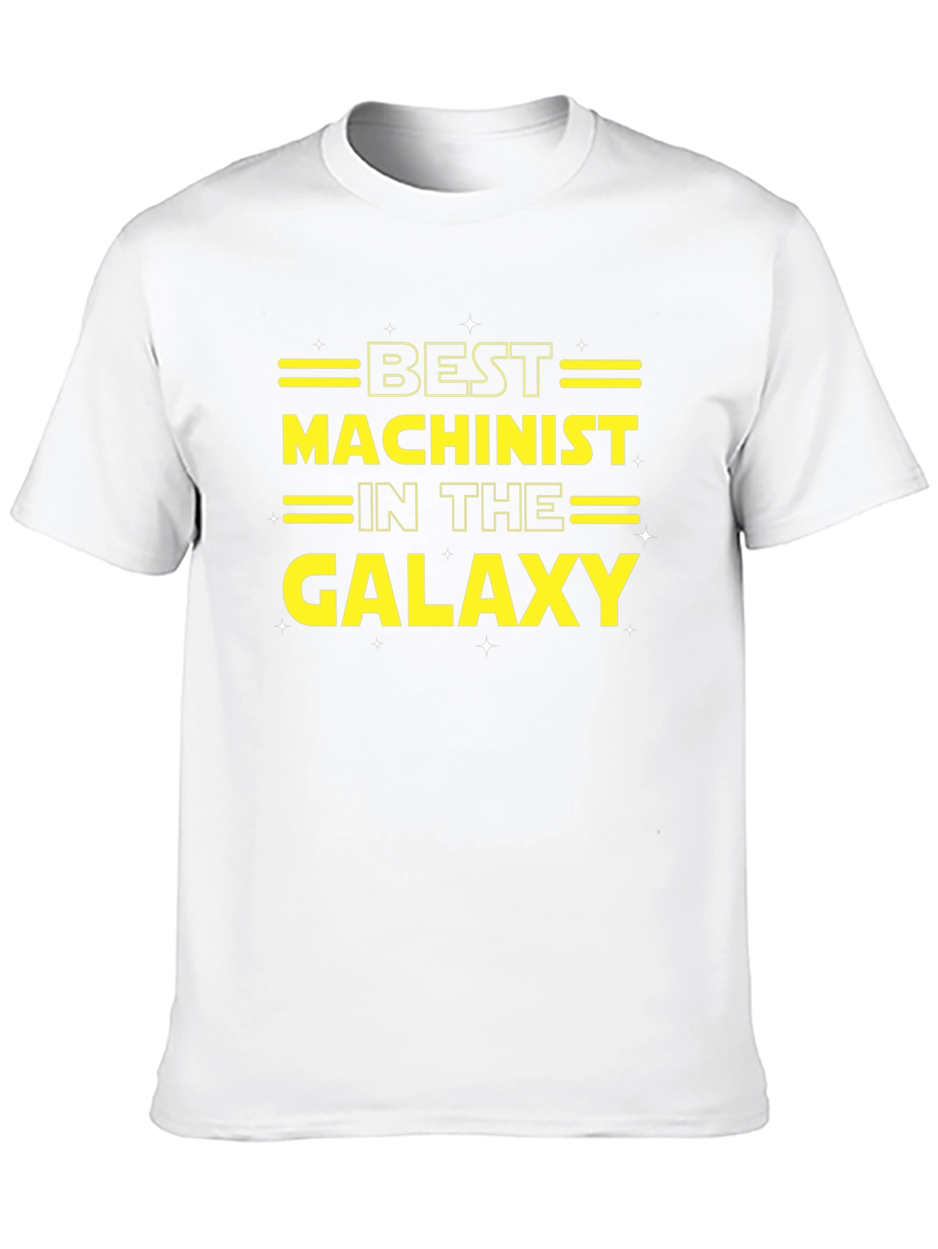 Best Machinist in the Galaxy Black T-Shirt
