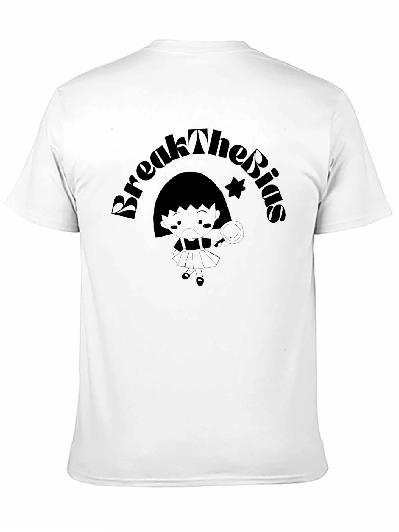 Break The Bias Black Graphic Tee