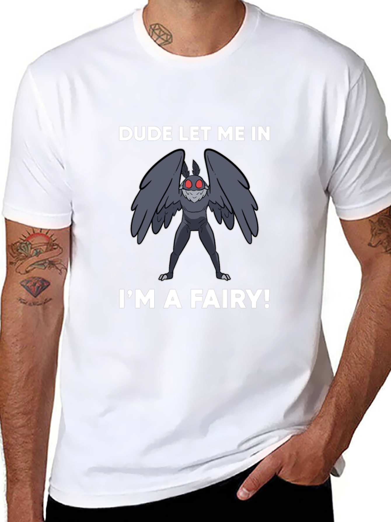 Dude Let Me In Im a Fairy Graphic Tee