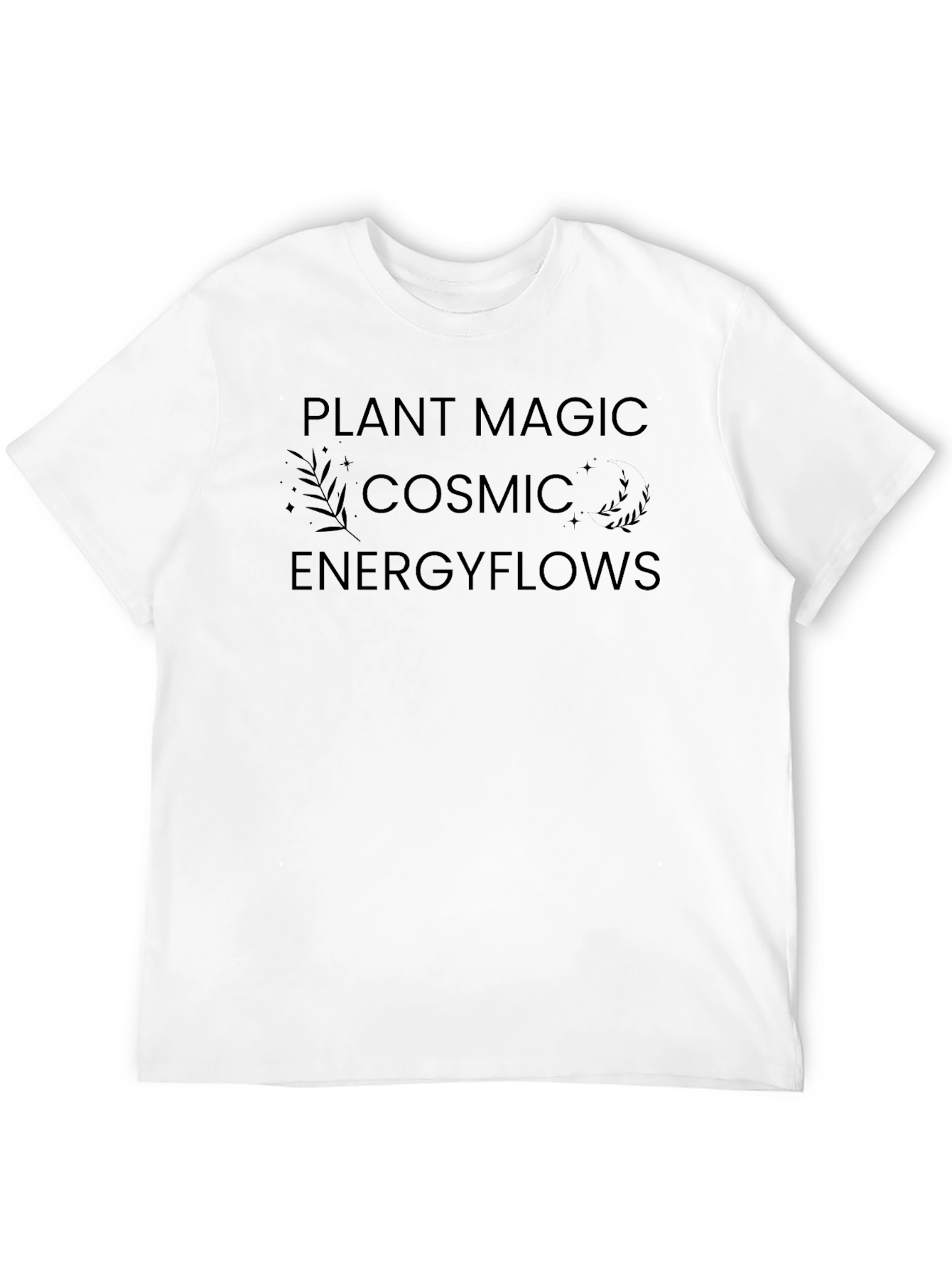 Plant Magic Cosmic Energyflows Graphic T-Shirt