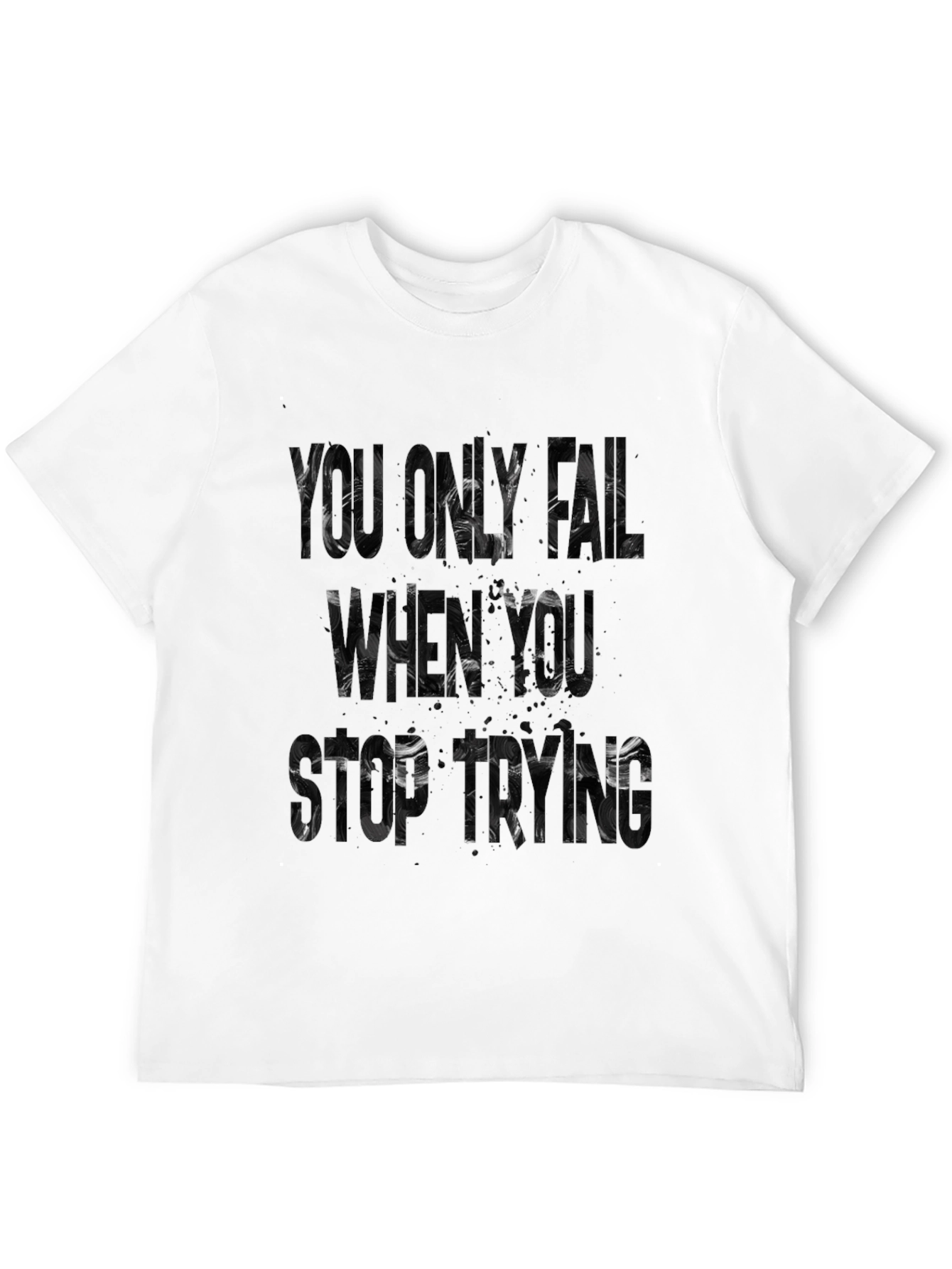 Motivational Mens Black T-Shirt