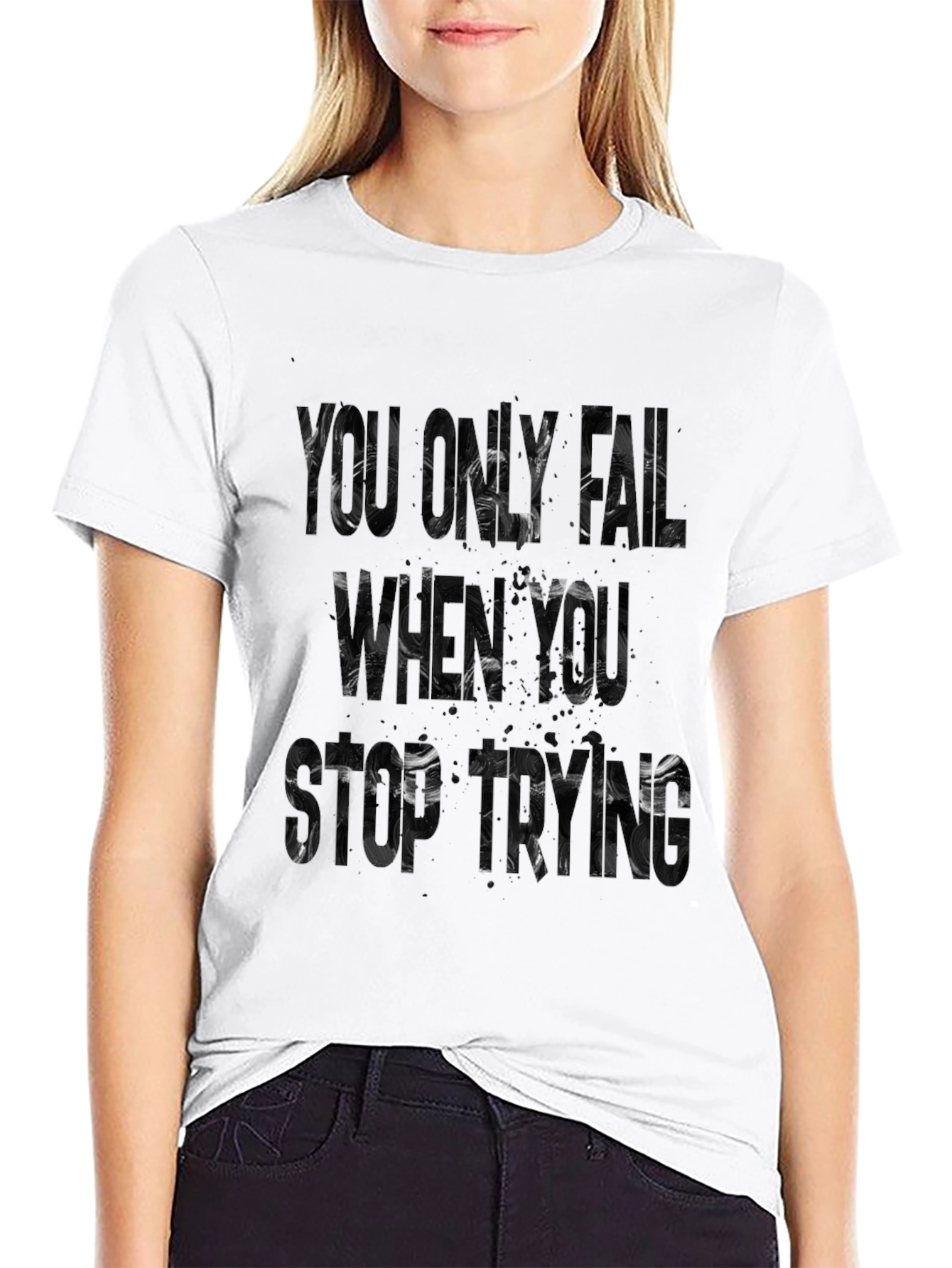 Motivational Mens Black T-Shirt