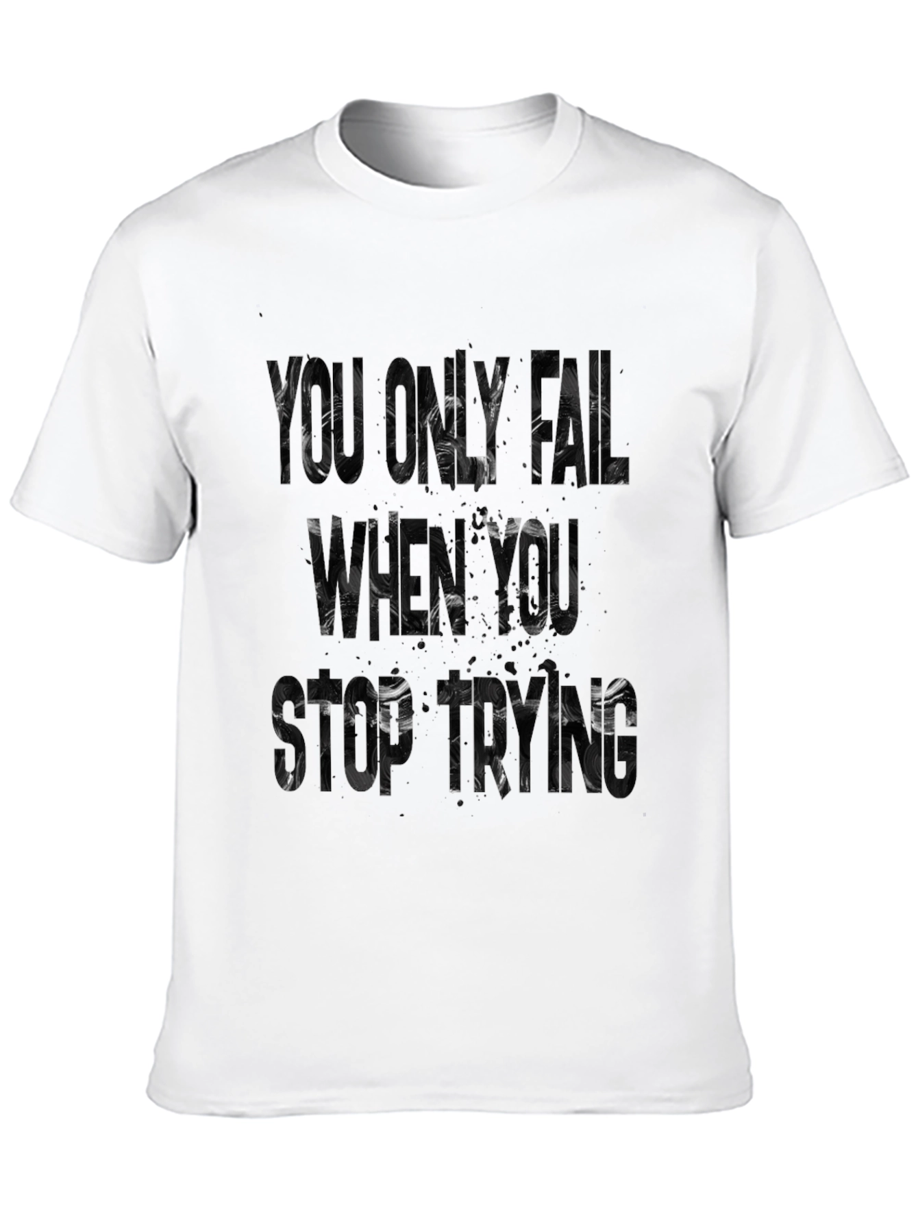 Motivational Mens Black T-Shirt