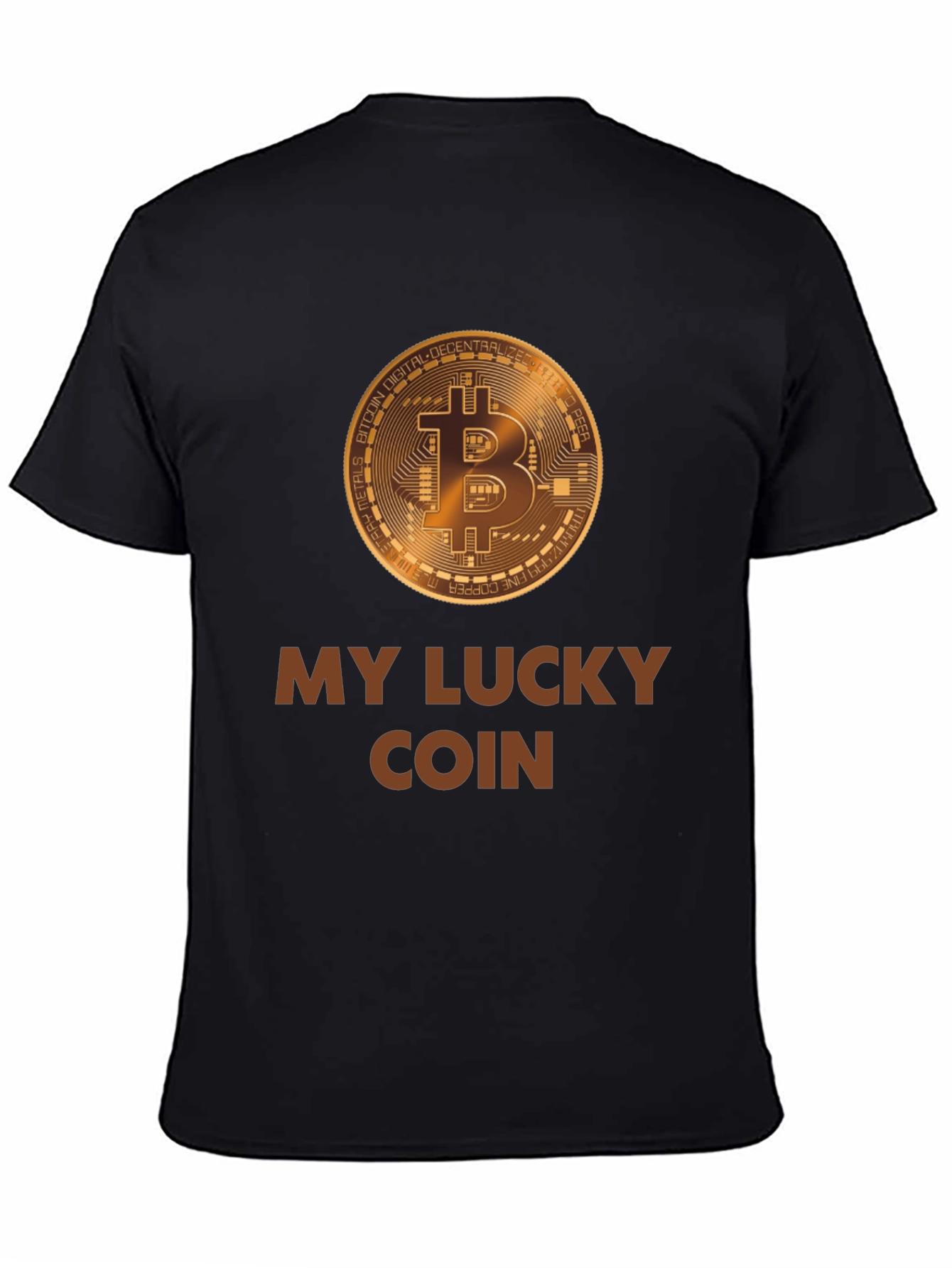My Lucky Bitcoin T-Shirt - Crypto Lover Tee