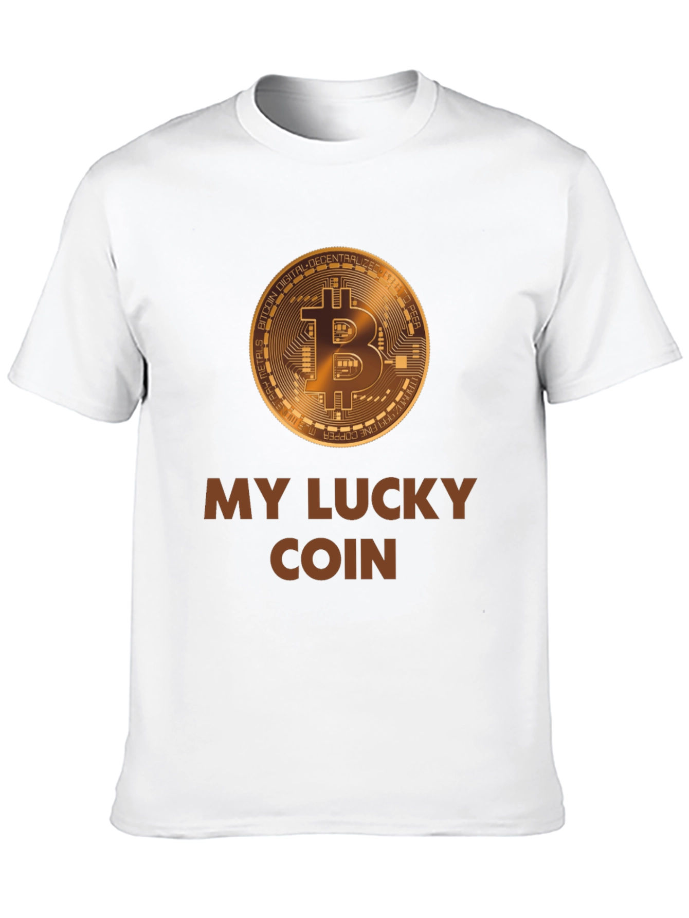 My Lucky Bitcoin T-Shirt - Crypto Lover Tee