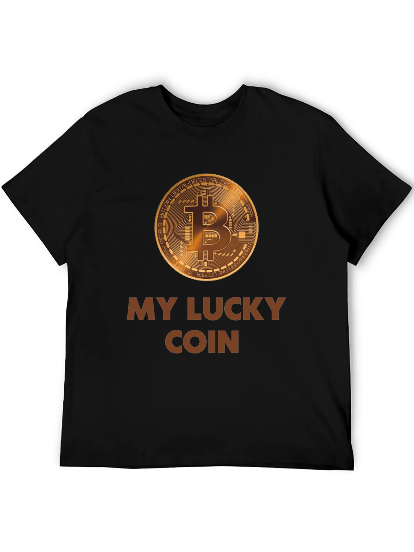 My Lucky Bitcoin T-Shirt - Crypto Lover Tee