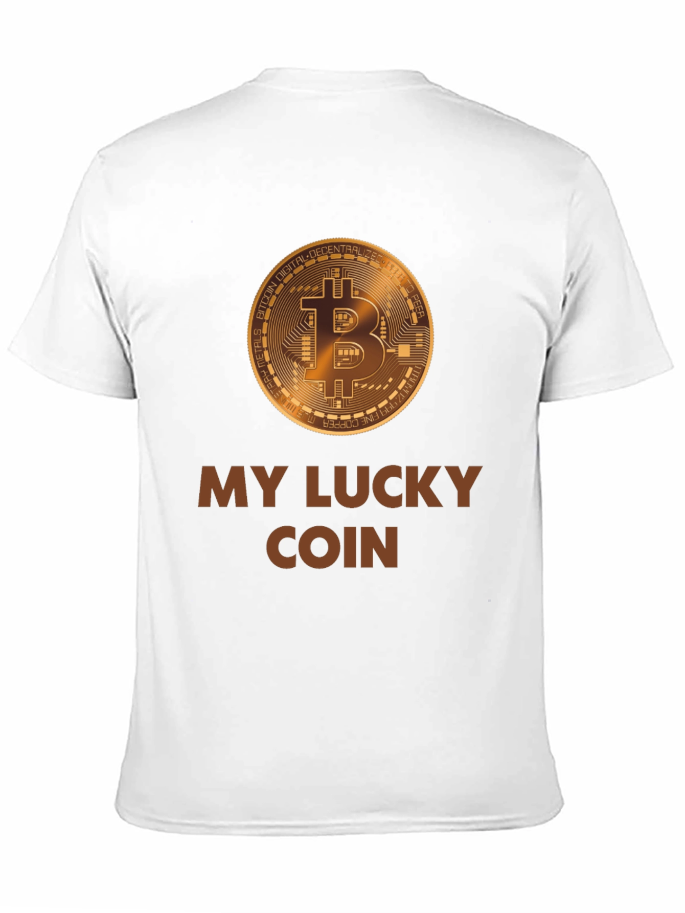 My Lucky Bitcoin T-Shirt - Crypto Lover Tee