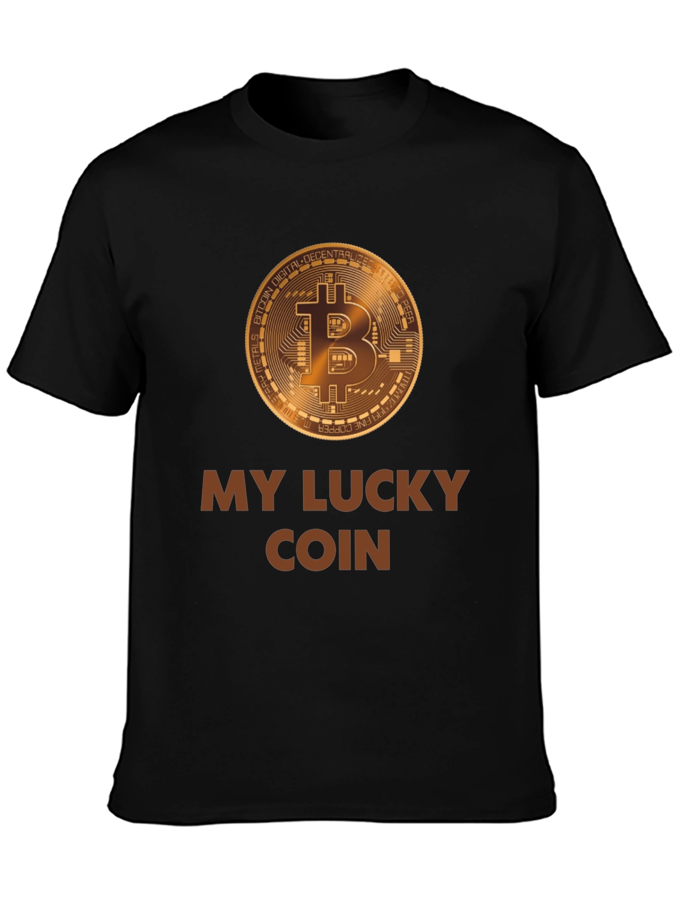 My Lucky Bitcoin T-Shirt - Crypto Lover Tee