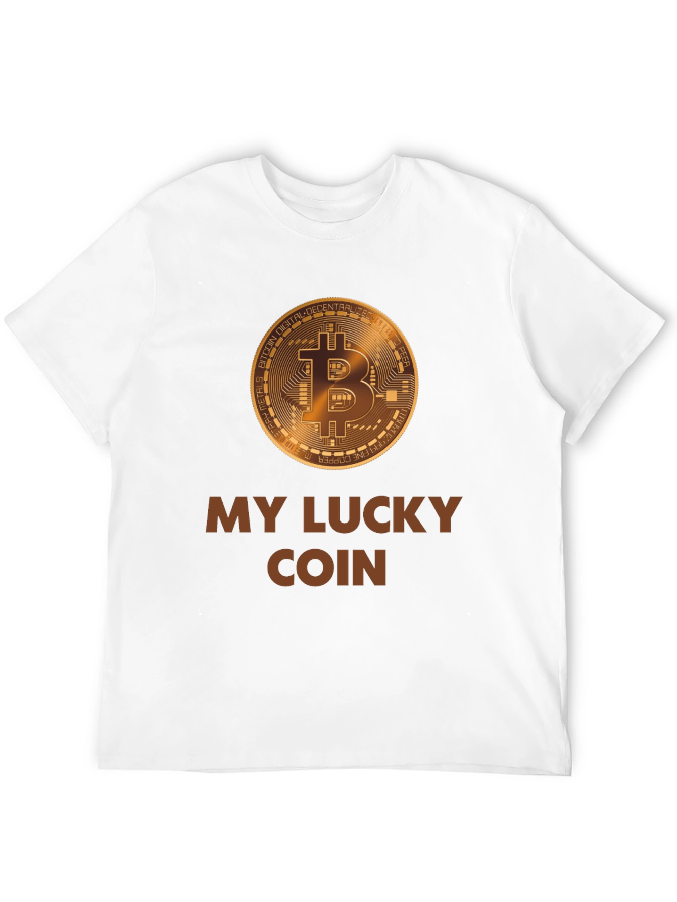 My Lucky Bitcoin T-Shirt - Crypto Lover Tee